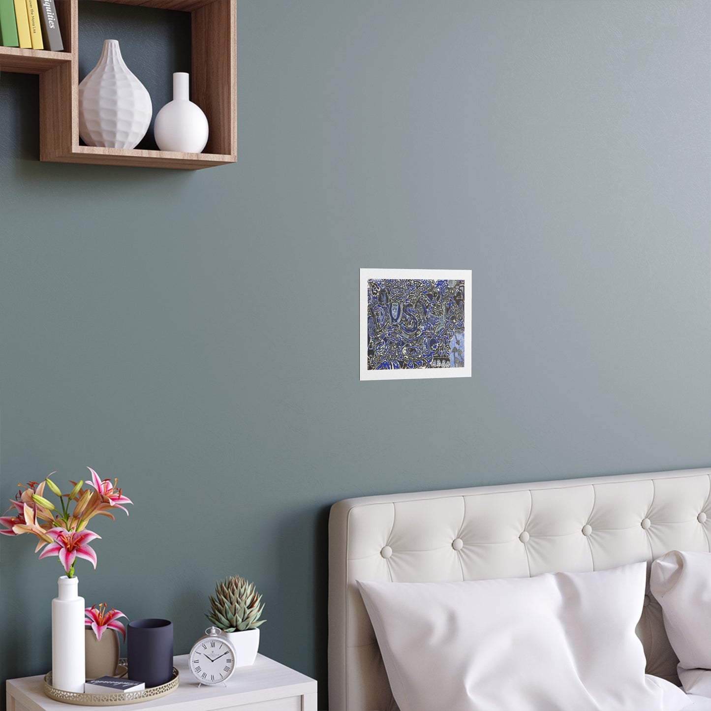 Grip the Goods - "Data Abyss" - variant 1 - blue - 11" x 9"