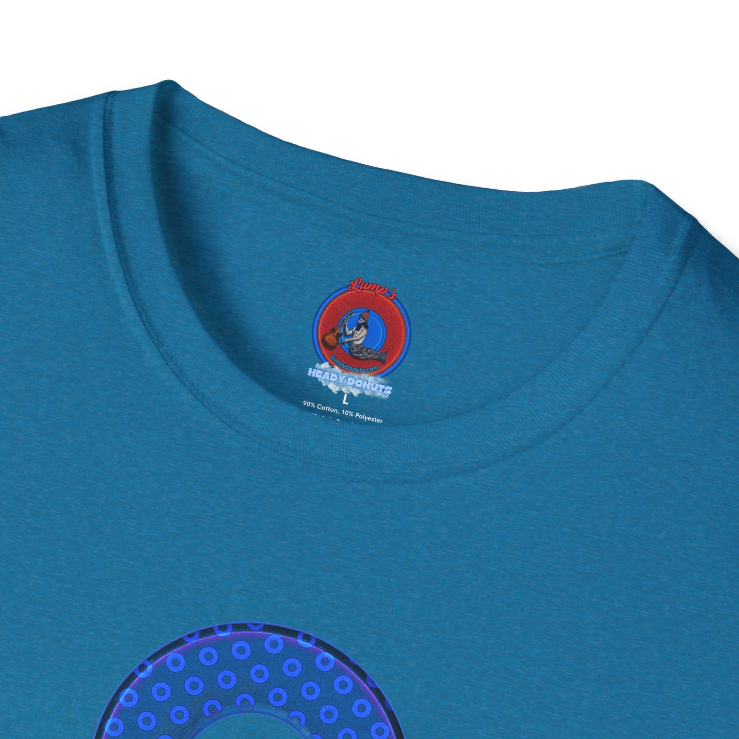 Plain Donuts/Unisex Soft-Style - "Plain Electric Paradoxical Donuts" - royal blue/dark blue donuts
