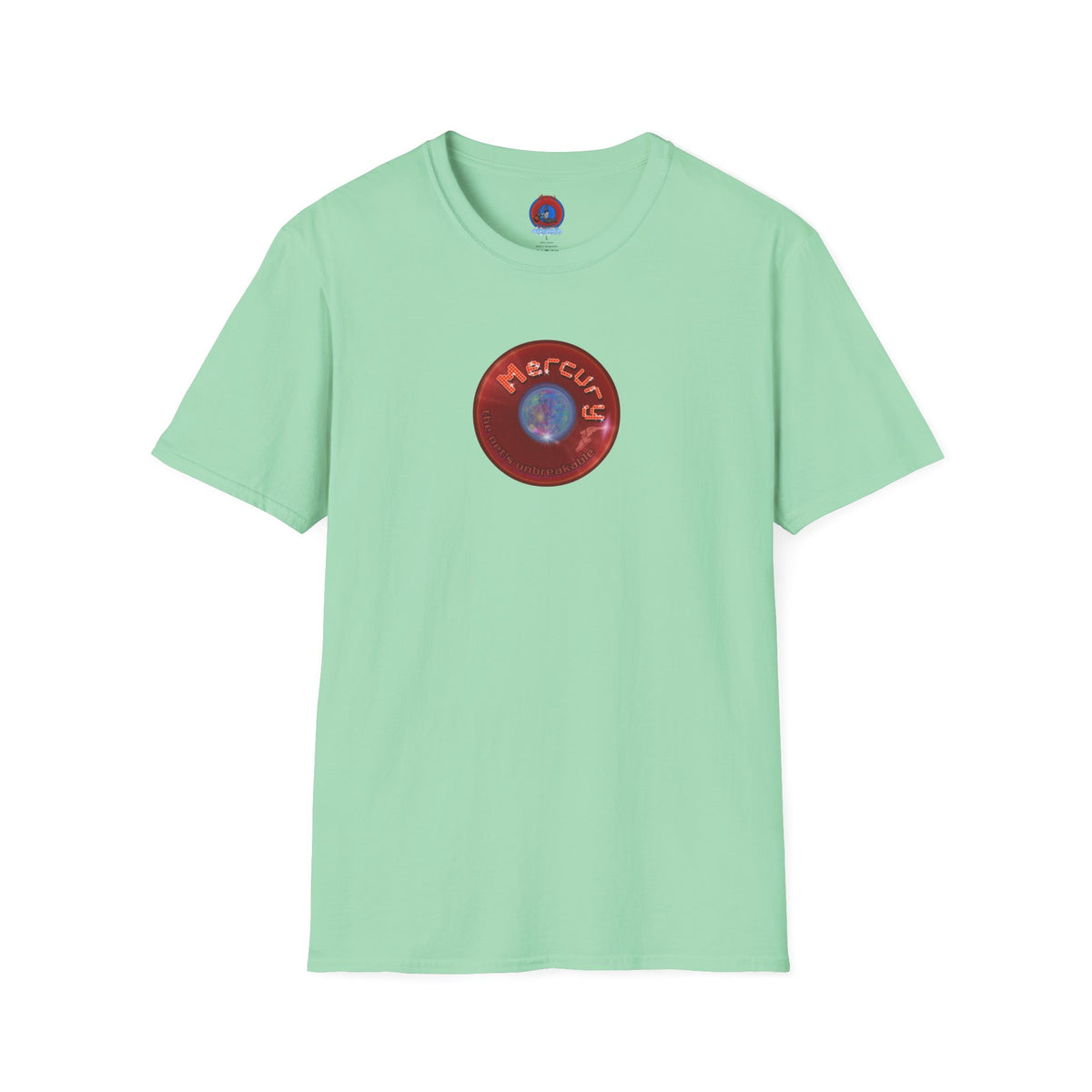 Classic Donut Tee - Unisex Soft-Style - "Donuts of the Gods" - series 1.0 - variant 4 - red donut