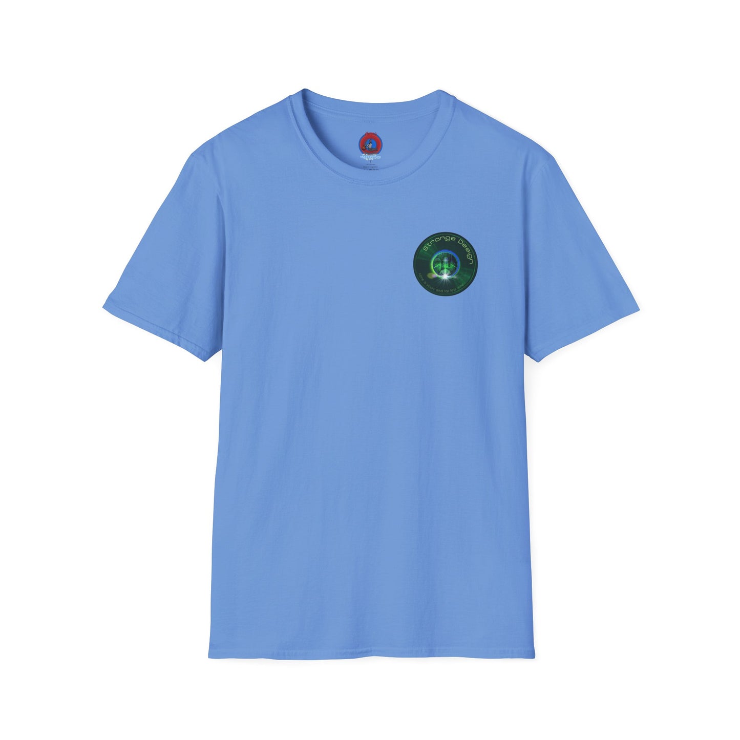 Classic Donut Tee - Unisex Soft-Style - "The Strangely Designed Donut Tee" - series 1.0 - green donut