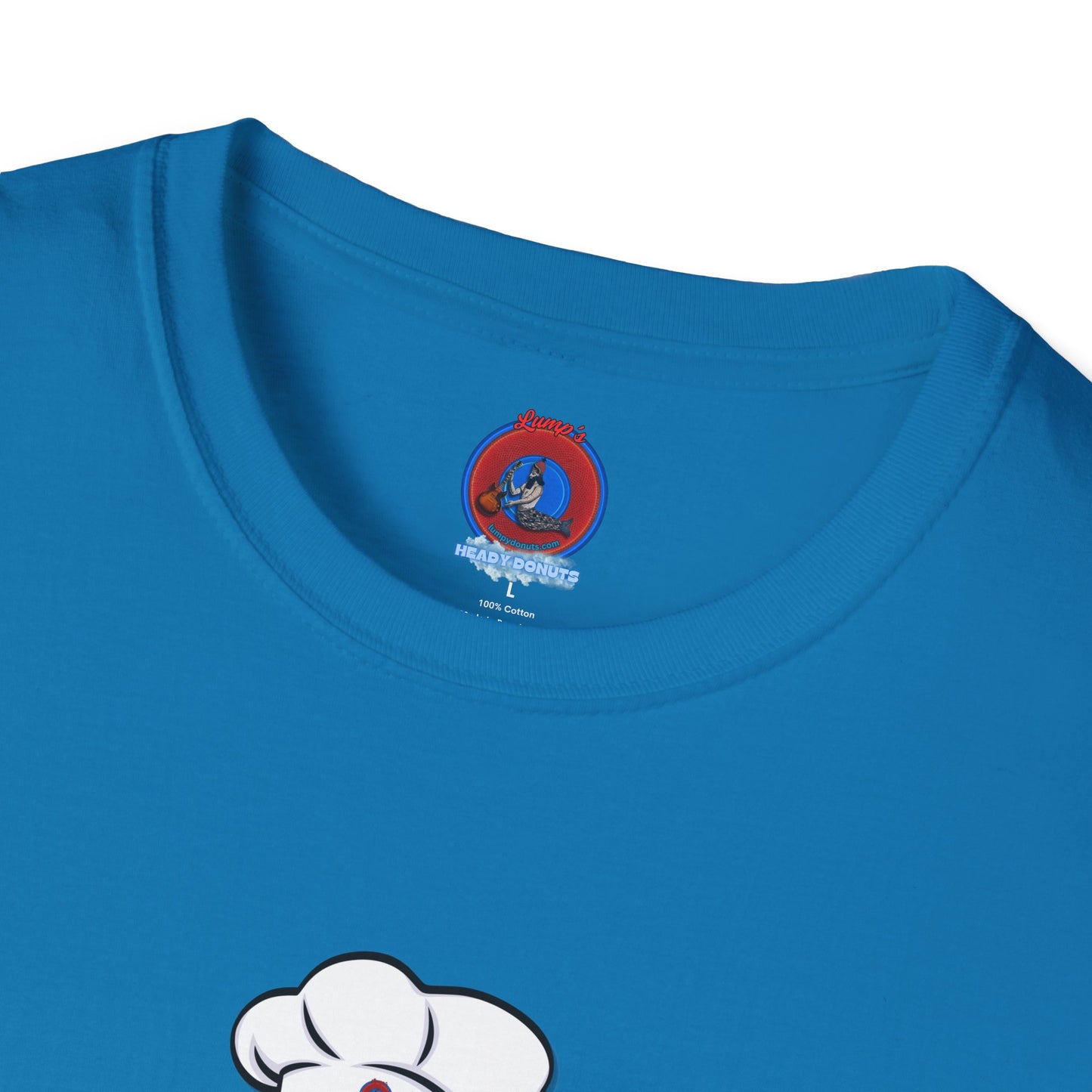 Classic Donut Tee - Unisex Soft-Style - "My Phriend the Donut" - plump vivid red donut
