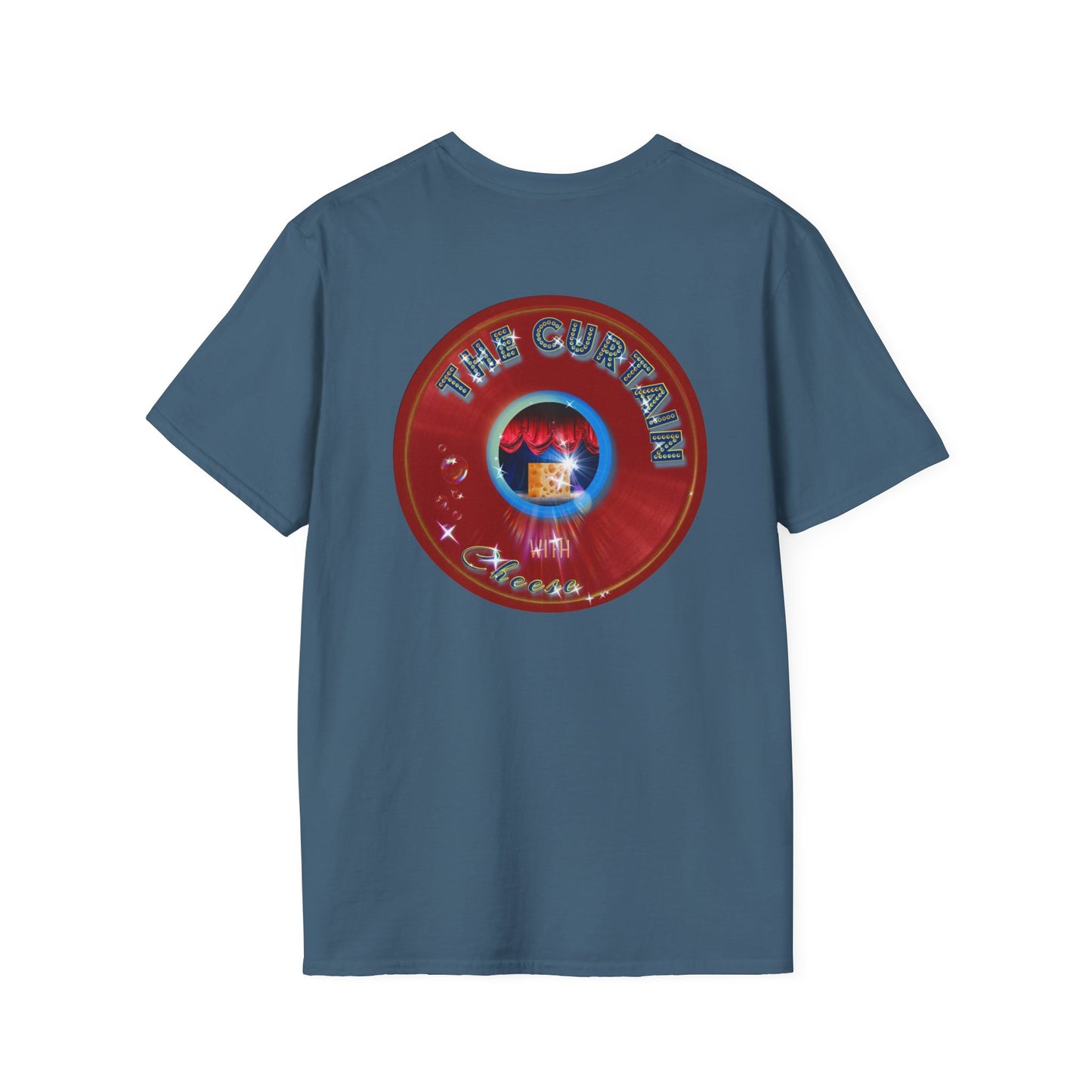 Classic Donut Tee - Unisex Soft-Style - "The Donut With" - series 1.0  - variant 2 - red donut