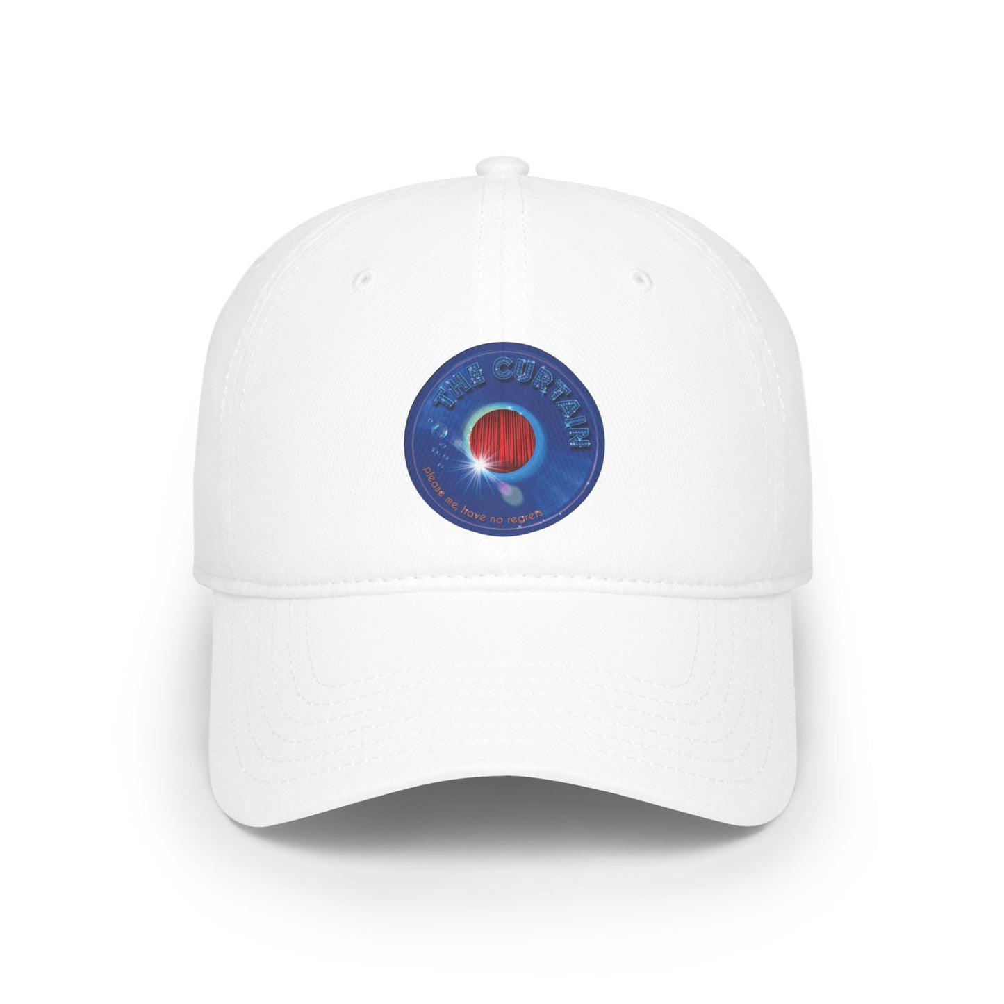 Lumpy Donut Baseball Cap - "The Official Donut W/O" - variant 2 - blue vivid donut w/