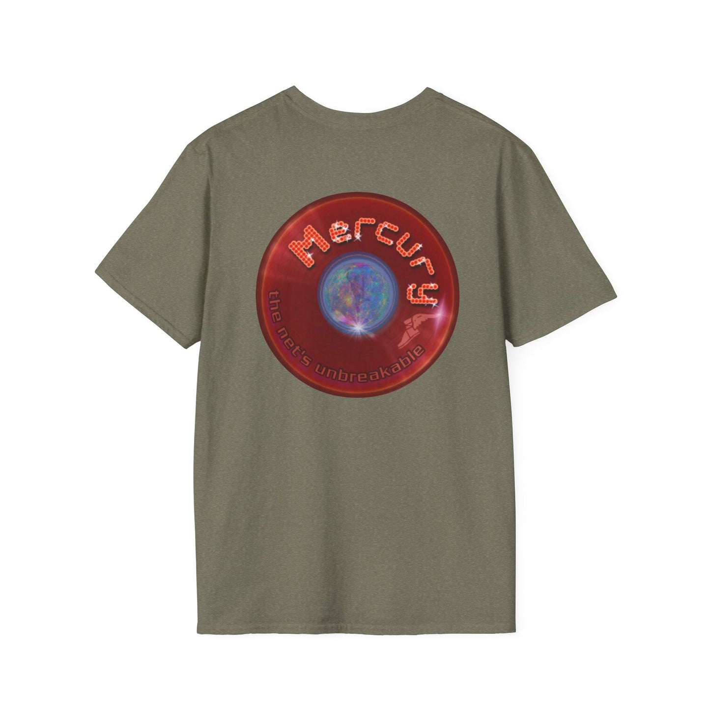 Classic Donut Tee - Unisex Soft-Style - "Donuts of the Gods" - series 1.0 - variant 4 - red donut
