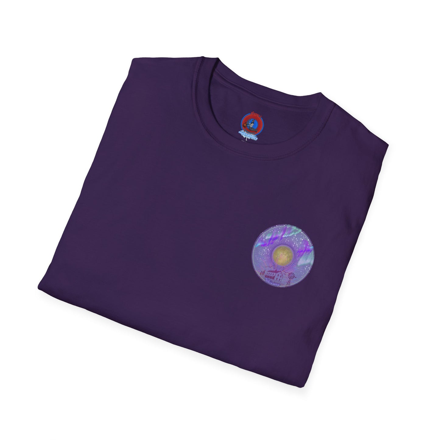 Classic Donut Tee - Unisex Soft-Style - "Welcome, this is your Donut" - series 1.0  - purple donut