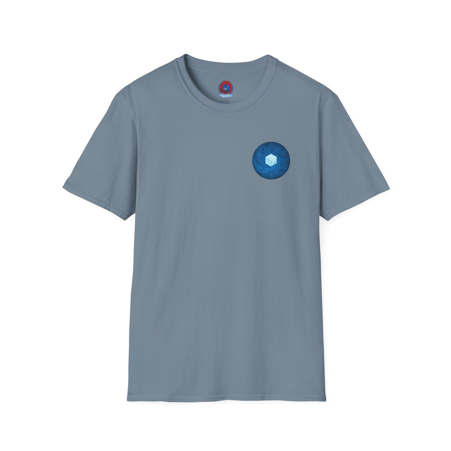 Classic Donut Tee - Unisex Soft-Style - "It's Ice... Cube's Donut" - variant 2 - blue cubed donut