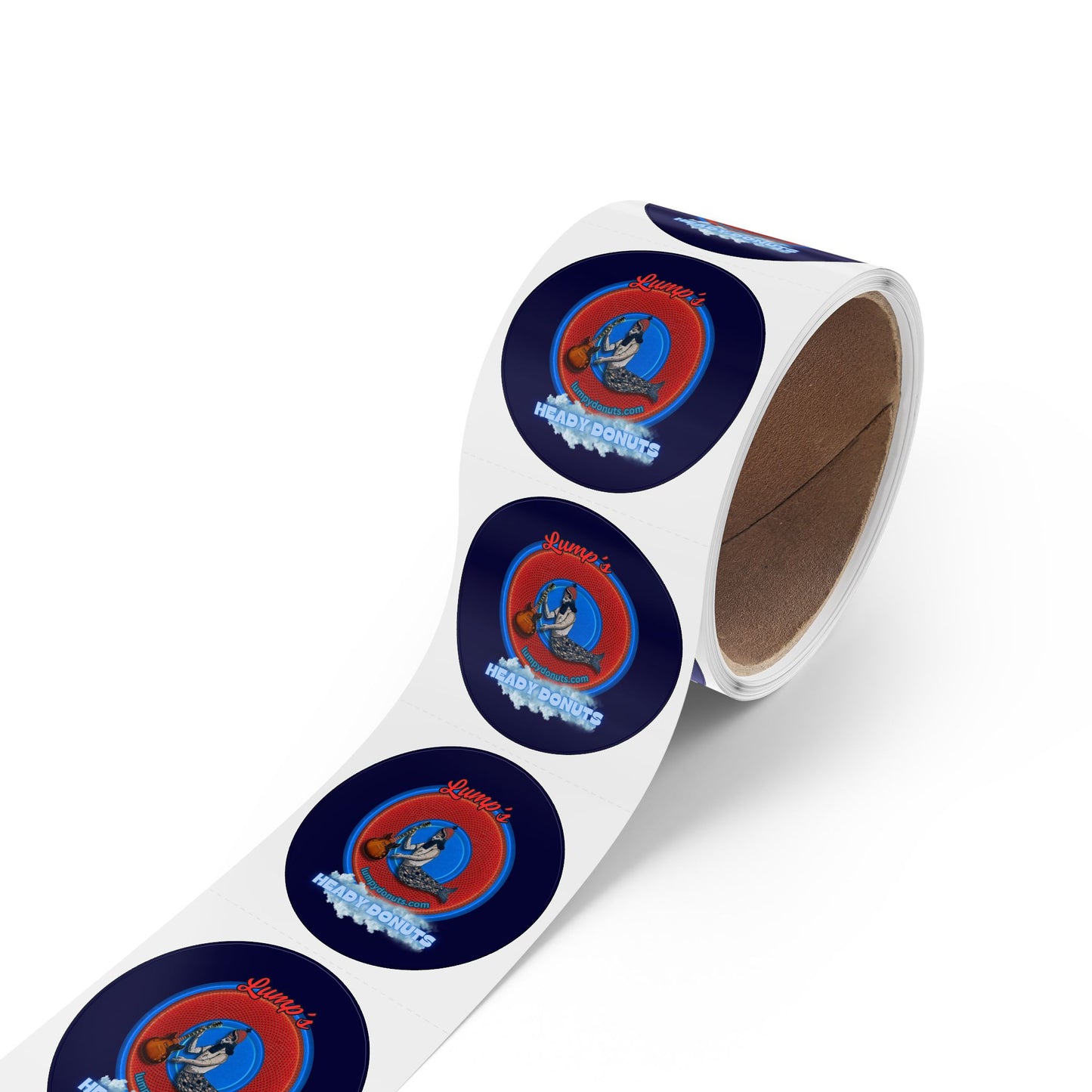 Marketing - Logo - Round Sticker Label Rolls - 50/100/250 count