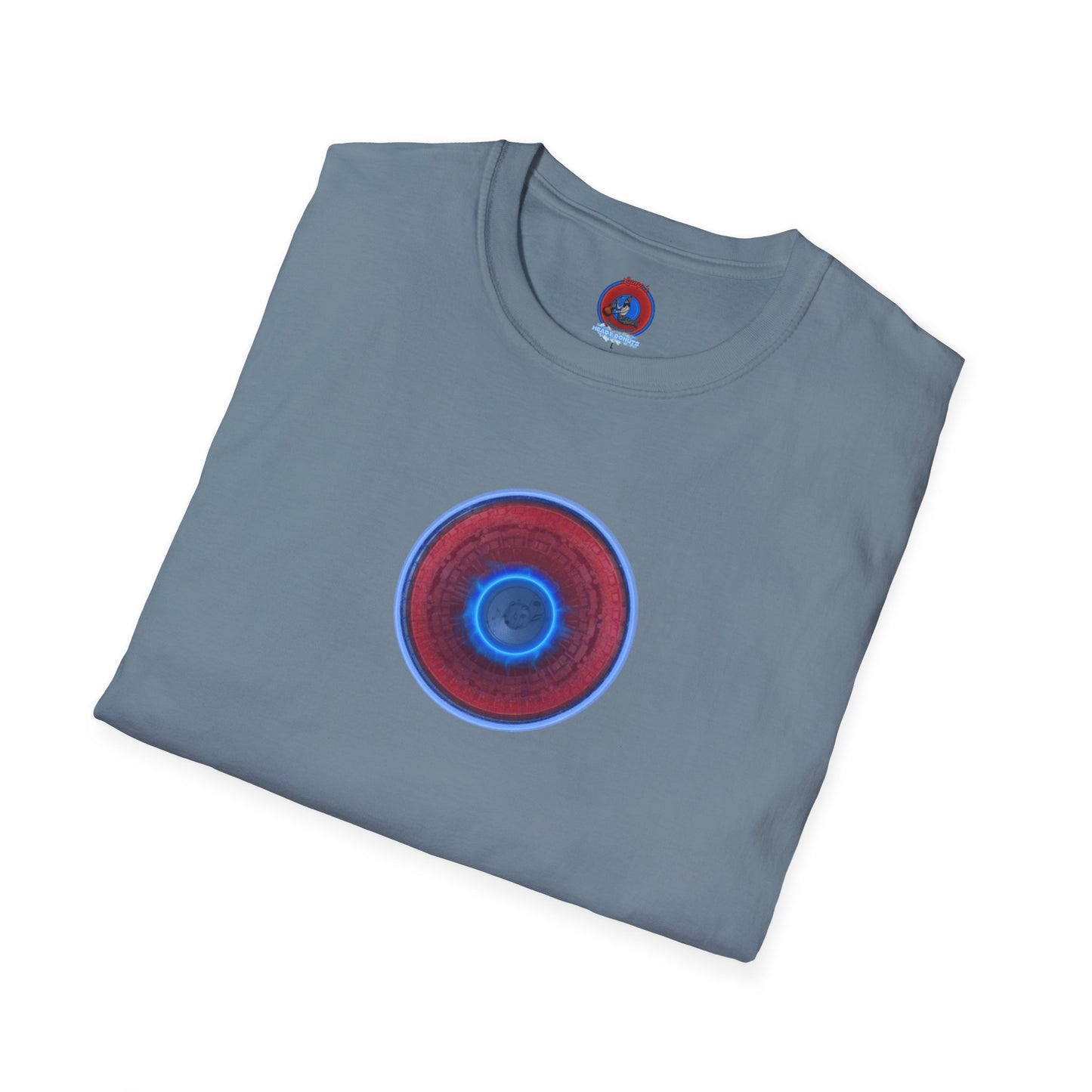 Classic Donut Tee - Unisex Soft-Style - "Homer's Pefect Donut" - series 1.0  - variant 3 - light blue edging