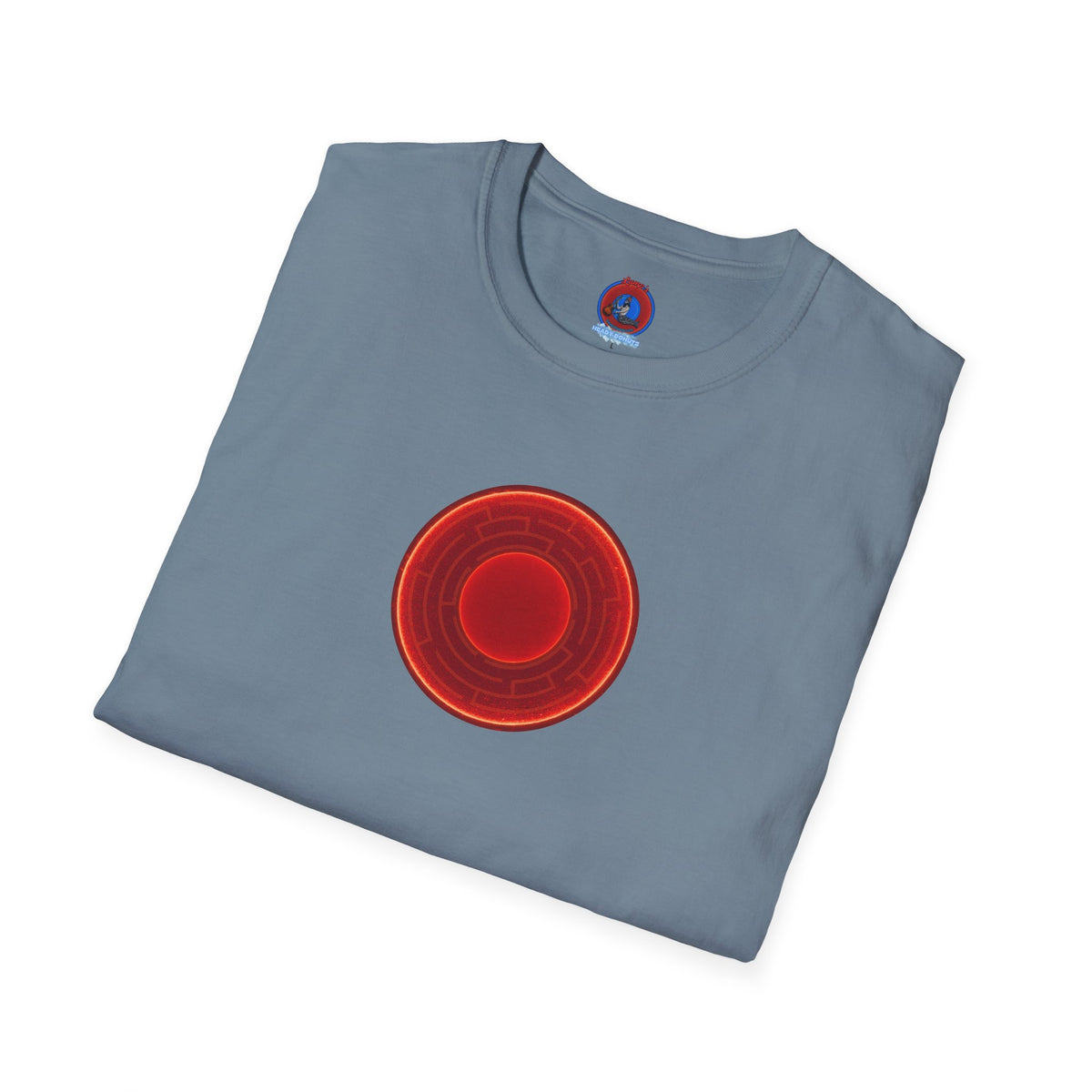 Classic Donut Tee - Unisex Soft-Style - "The Amazing Donut" - series 1.0 - variant 1 - vivid red donut