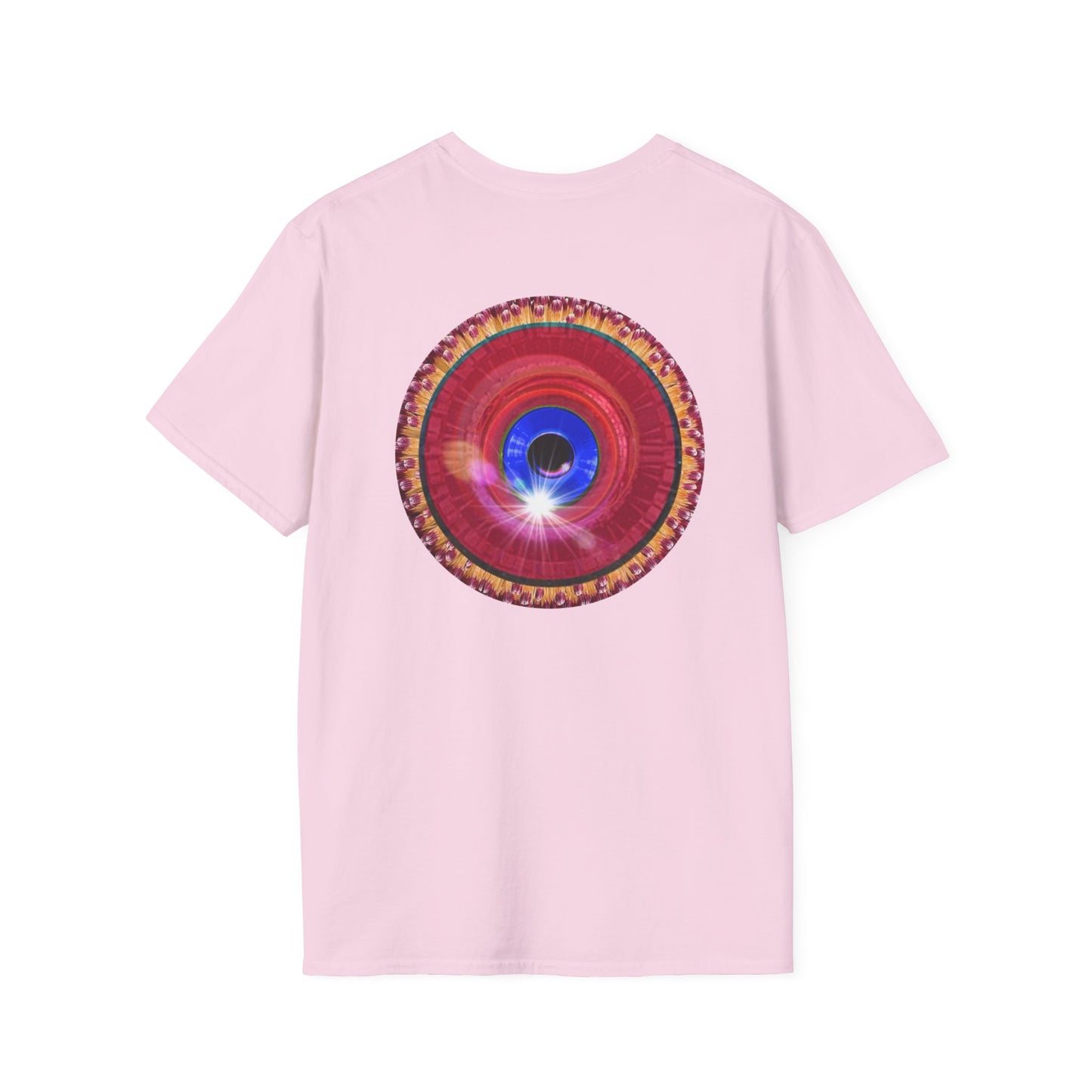 Classic Donut Tee - Unisex Soft-Style - "The Donut made with Solitary Flour" - red donut