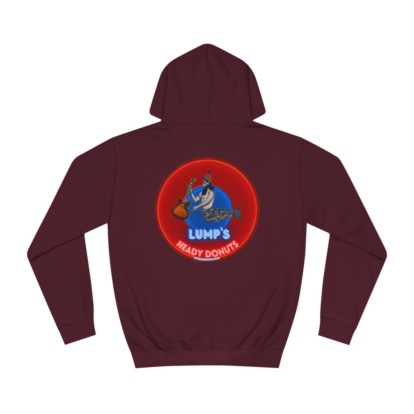 Harriette's Hoodie - with Lumpy Donuts - Official Lumpy Logo - Variant #2 - Red Donuts