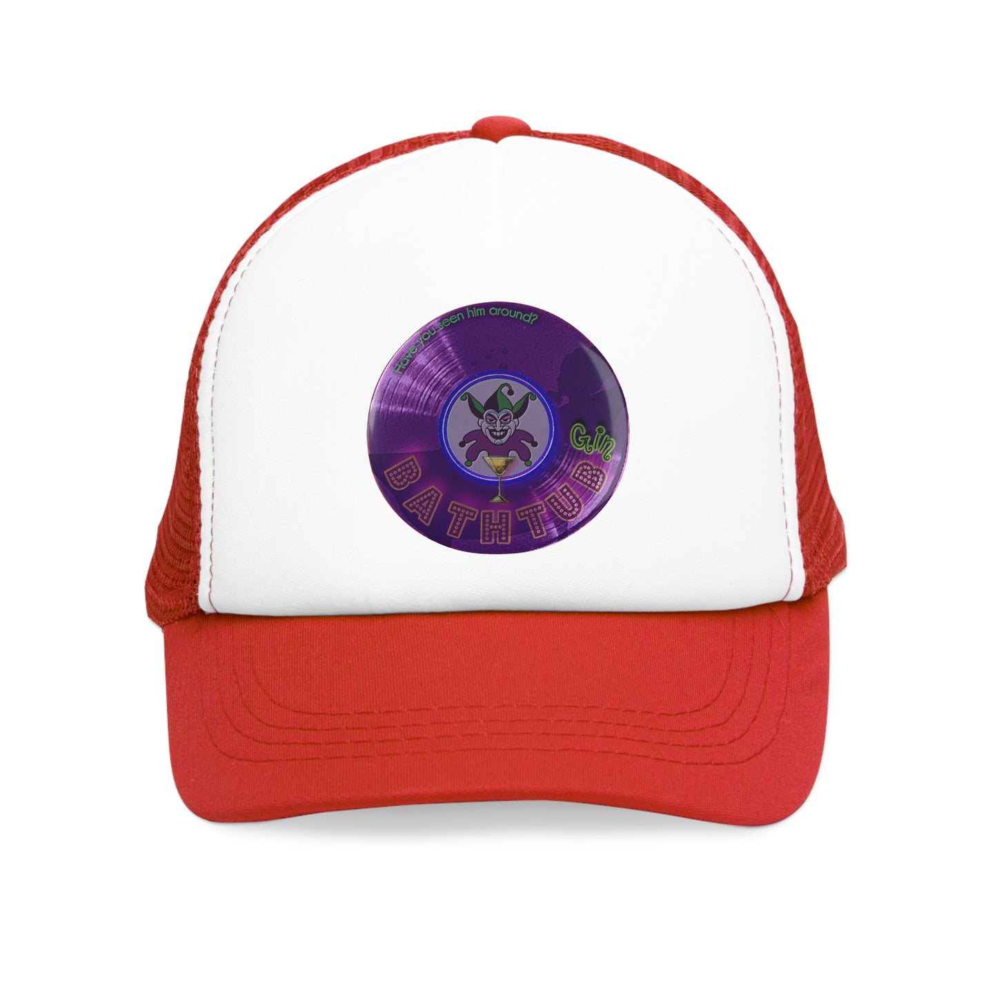 Lumpy Trucker Hat - Joker's series - "Troubadour's Donut" - variant 3 - purple donut