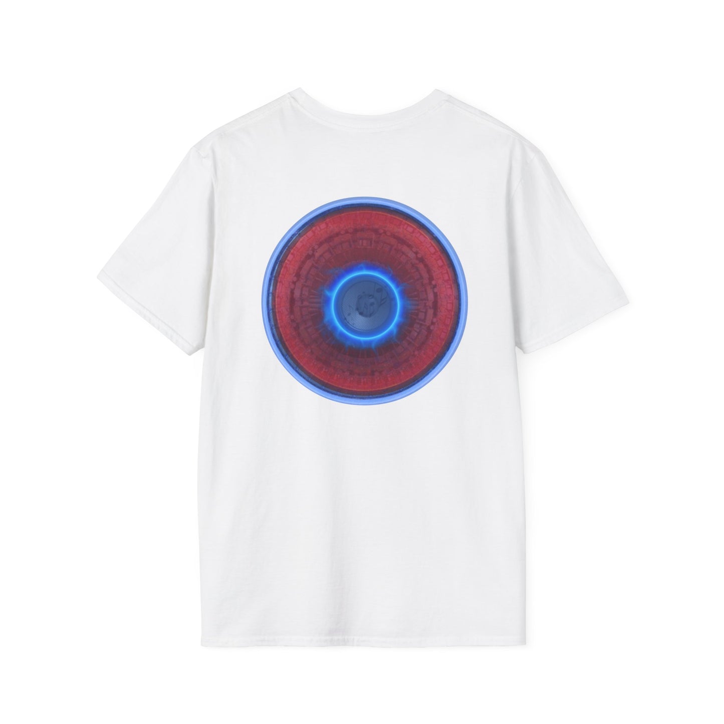 Classic Donut Tee - Unisex Soft-Style - "Homer's Pefect Donut" - series 1.0  - variant 3 - light blue edging