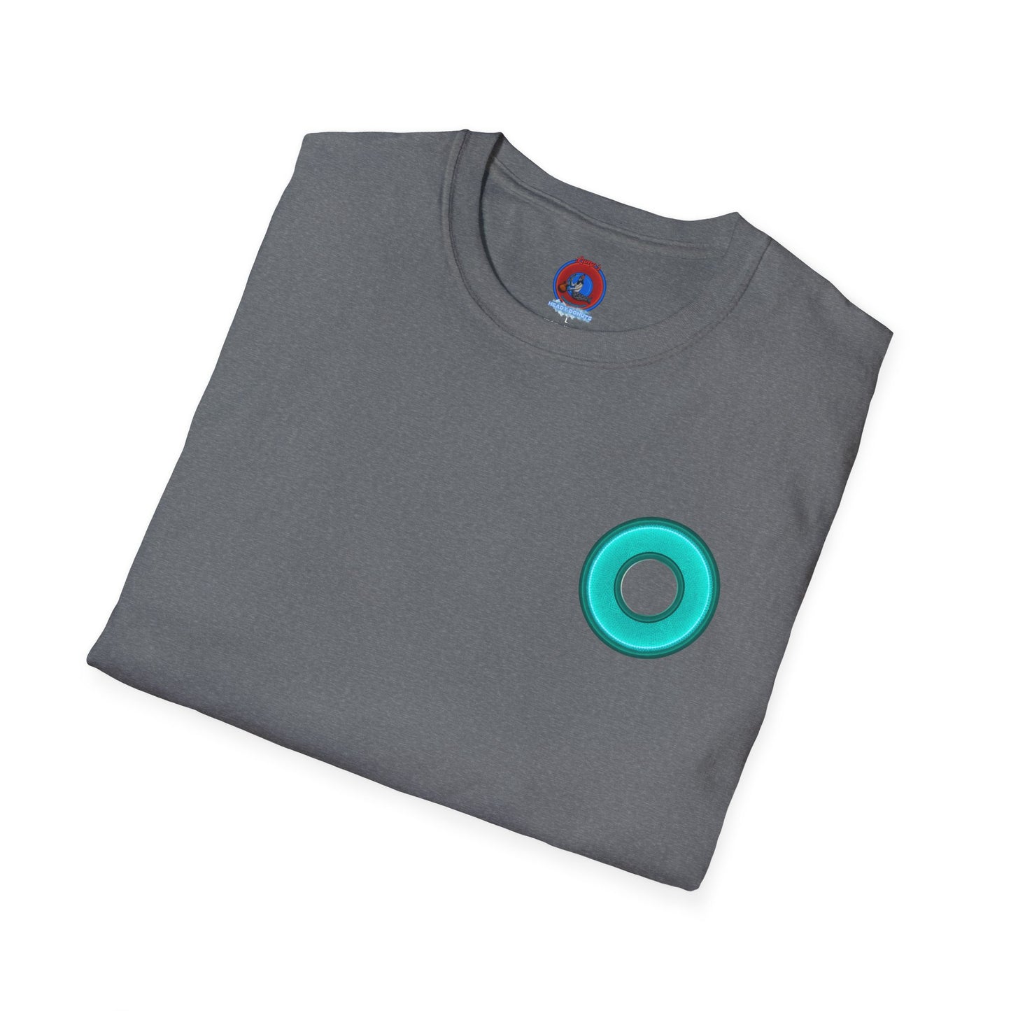 Classic Donut Tee - Unisex Soft-Style - "Momma just got out of Sing Sing" - dark teal donut