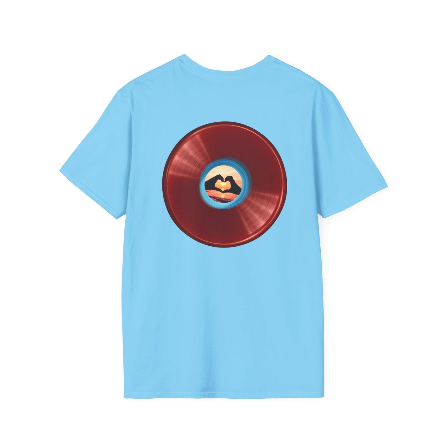 Classic Donut Tee - Unisex Soft-Style - "Wasted Donut" - series 1.0 - variant 1 - red donut