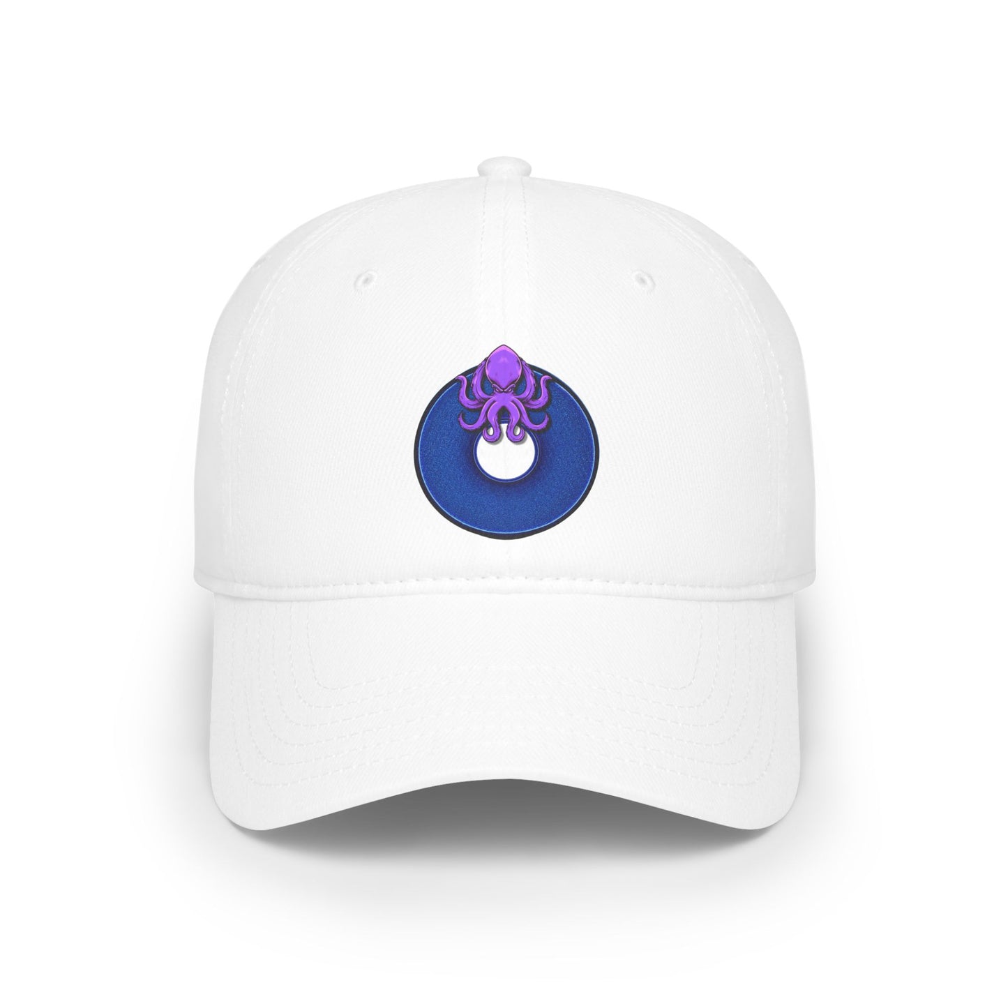 Lumpy Donut Baseball Cap - "Roger Moore's Donut" - variant 2 - vivid blue w/