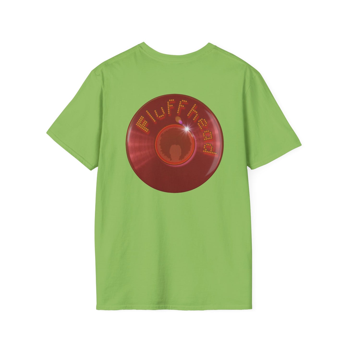 Classic Donut Tee - Unisex Soft-Style - "The Fluffernutter Donut" - series 1.0 - dark red donut