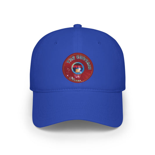 Lumpy Donut Baseball Cap - "The Official Donut W/" - variant 1 - red vivid donut w/