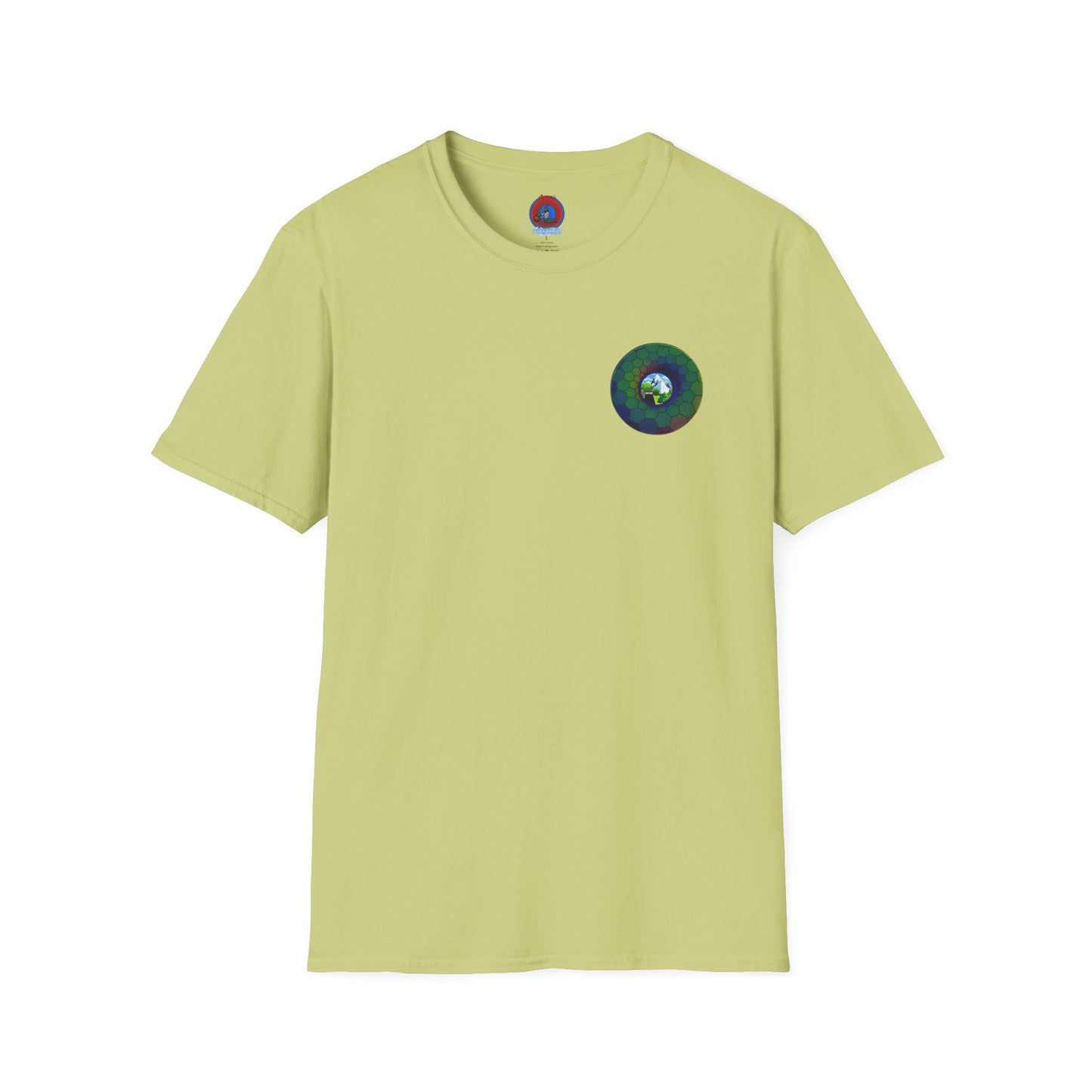 Classic Donut Tee - Unisex Soft-Style - "Mansions of South Park" - series 1.0 - variant 2 - green hexadonut