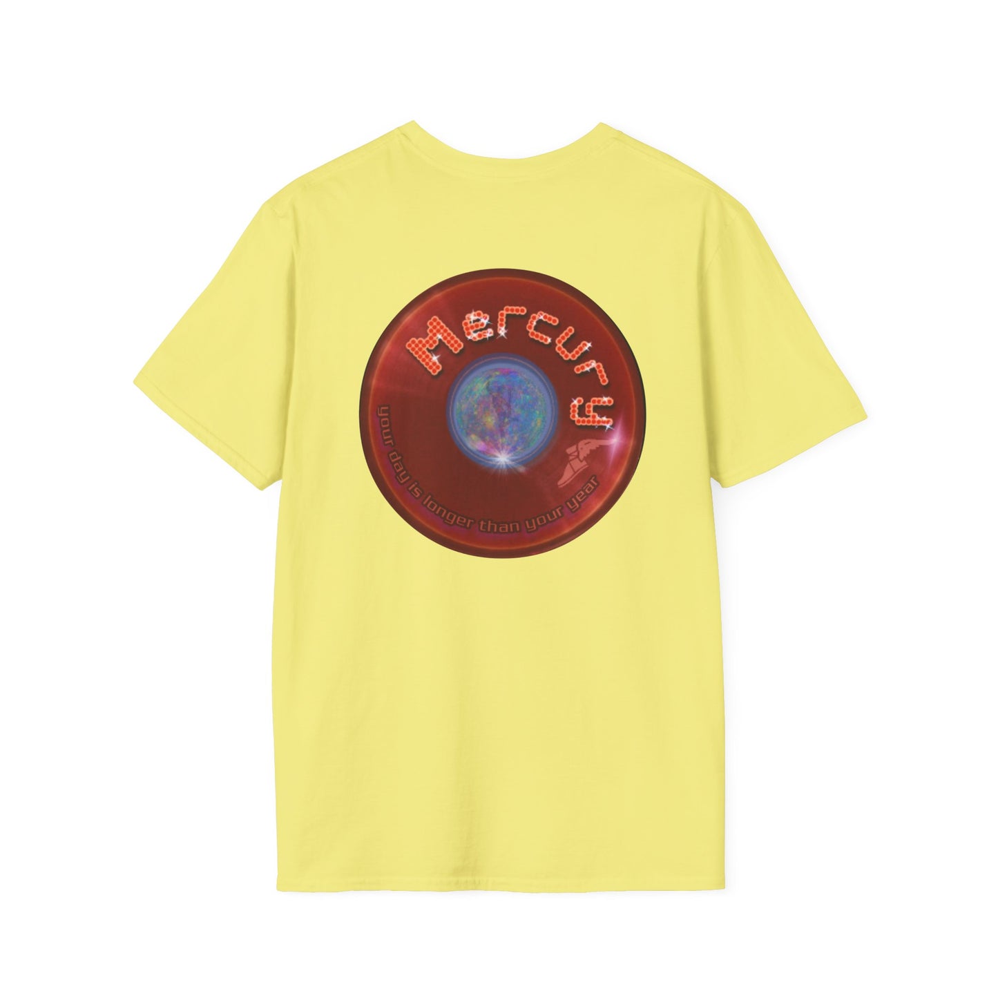 Classic Donut Tee - Unisex Soft-Style - "Donuts of the Gods" - series 1.0 - variant 5 - red donut