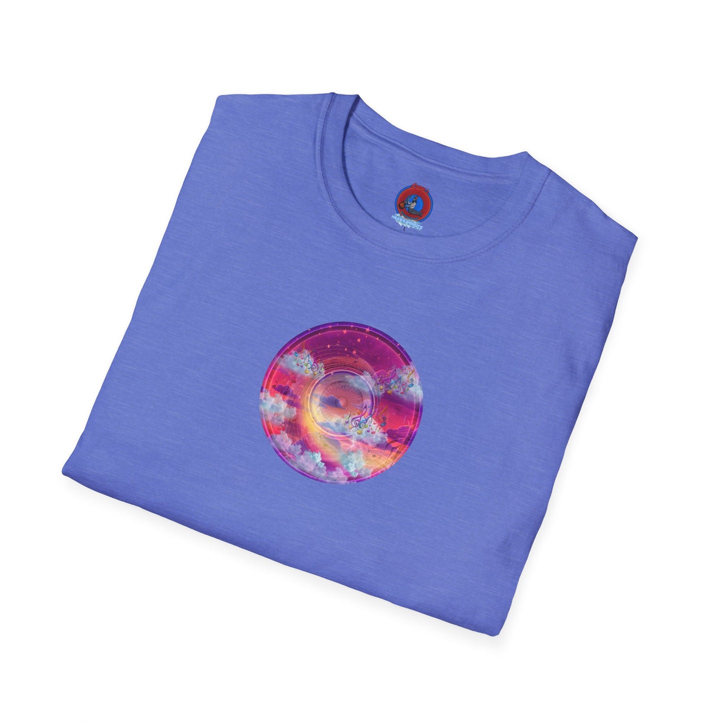 Classic Donut Tee - Unisex Soft-Style - "Pillow Donuts of Cotton" - vivid magenta pic donut