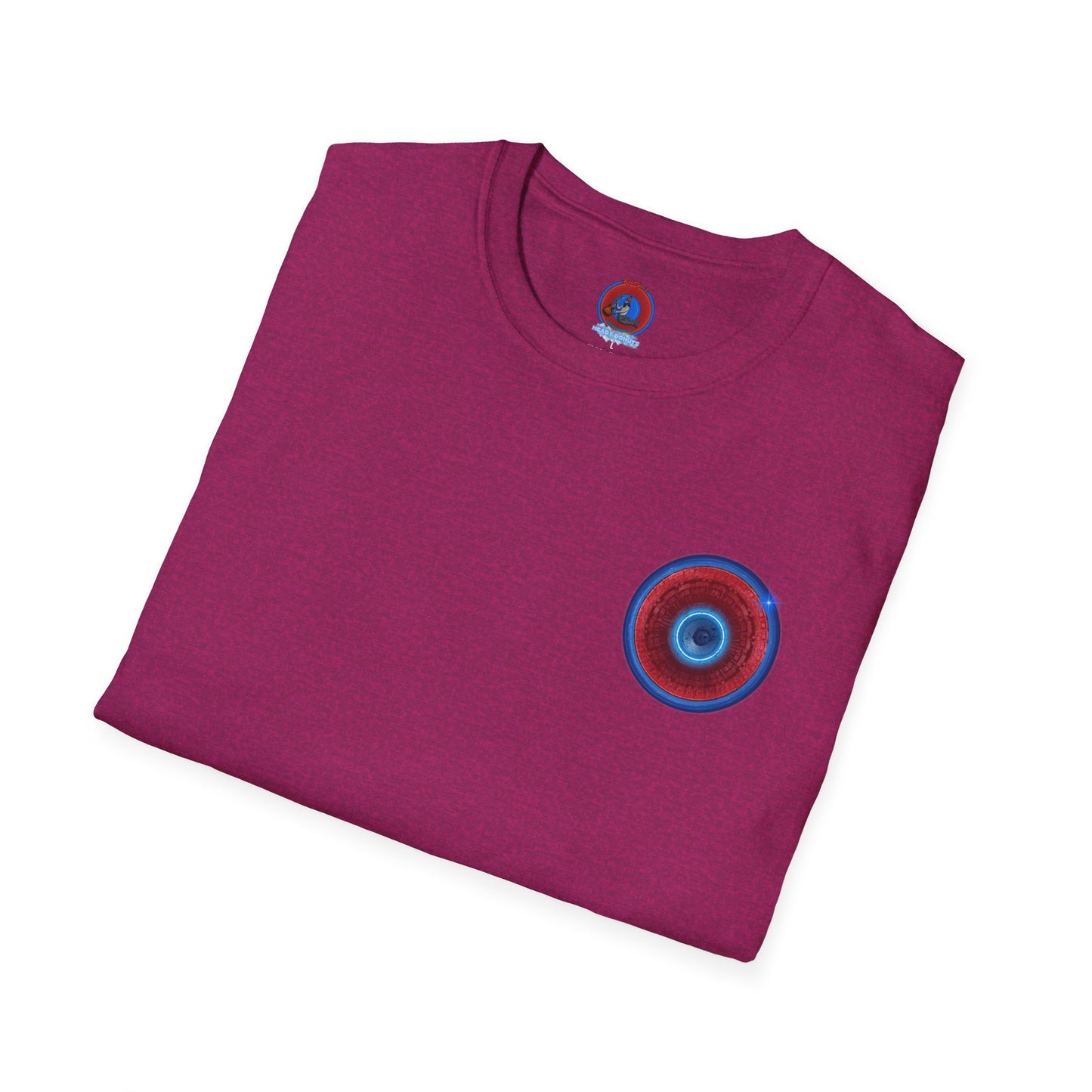 Classic Donut Tee - Unisex Soft-Style - "Homer's Perfect Donut" - series 1.0  - variant 2 - dark blue edging