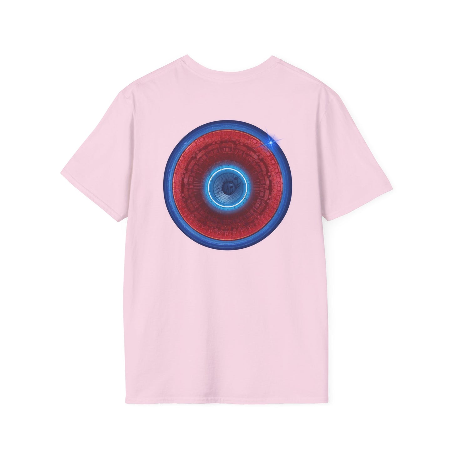 Classic Donut Tee - Unisex Soft-Style - "Homer's Perfect Donut" - series 1.0  - variant 2 - dark blue edging