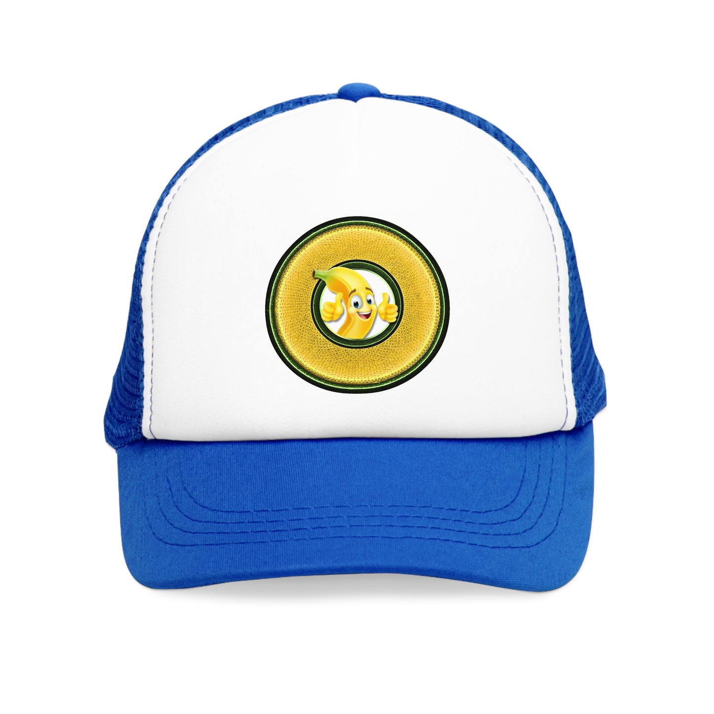 Lumpy Trucker Hat - "The Day that You Arrive" - variant 4 - bling/gold [hexadonut]