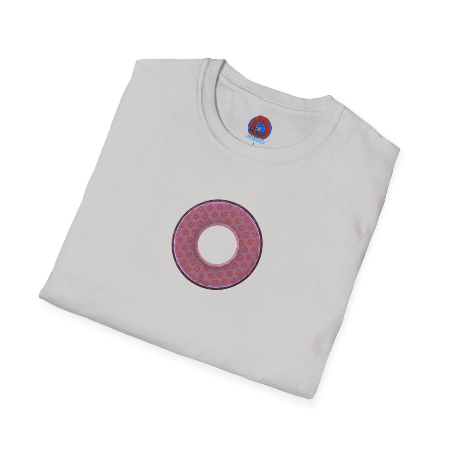 Plain Donuts/Unisex Soft-Style - "Plain Electric Paradoxical Donuts" - pink/mauve donuts