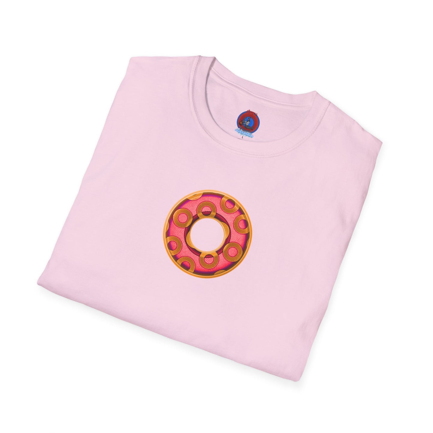 Plain Donuts/Unisex Soft-Style - "Plain Rustic Paradoxical Donuts" - rose/gold donuts
