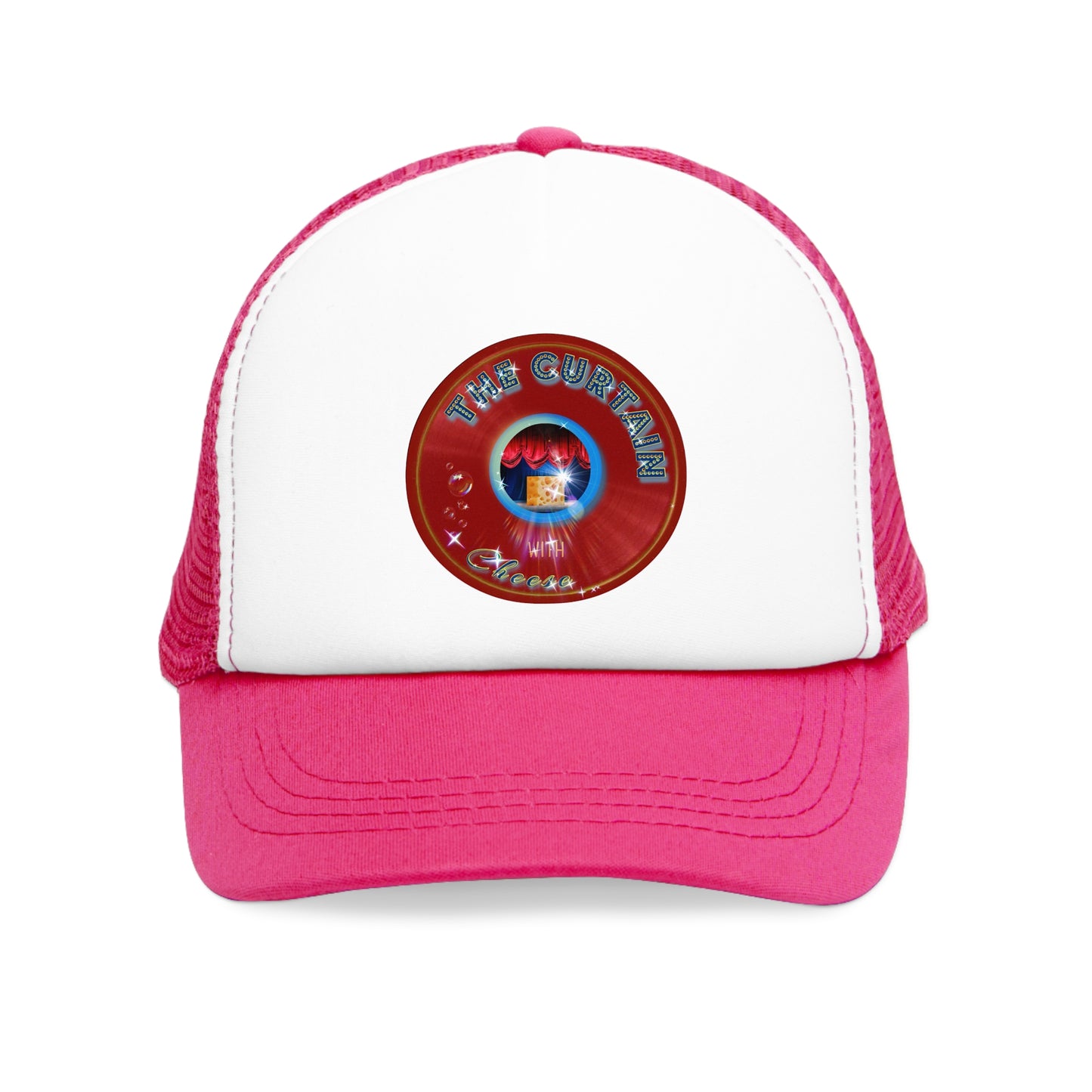 Lumpy Trucker Hat - "The Donut With " - variant 2 - red donut