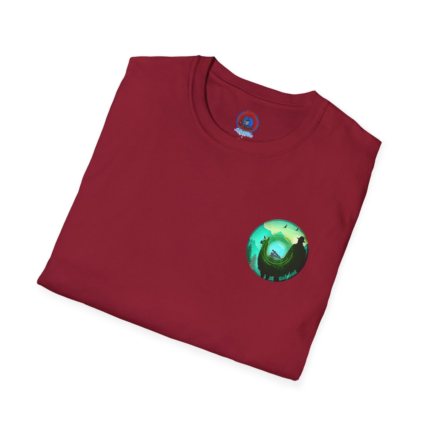 Classic Donut Tee - Unisex Soft-Style - "The Taboo(t) Donut" - green/picture donut