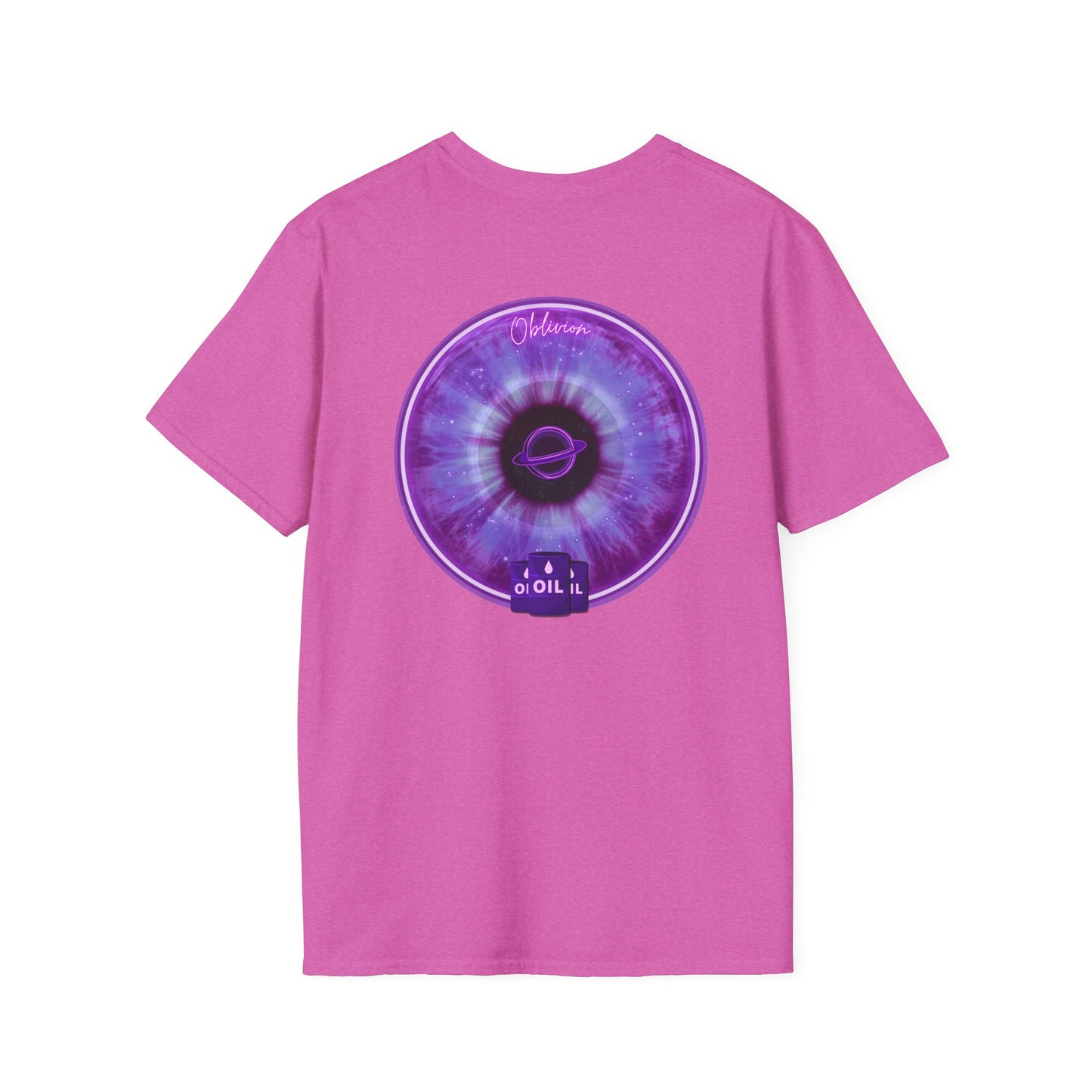 Classic Donut Tee - Unisex Soft-Style - "The Oblivious Donut" - purple idonut