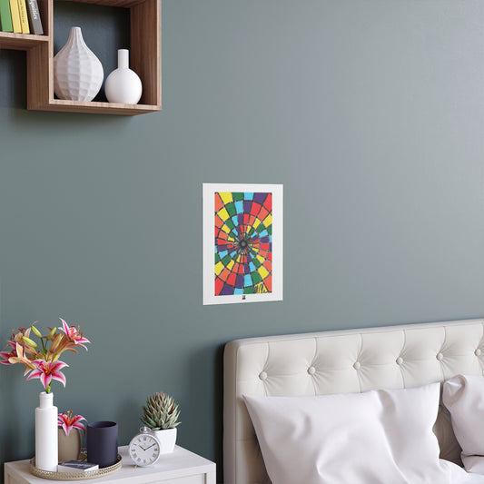 Matters Artwork - "We Spin in Circles" - Poster Nut Print - 11" x 14"