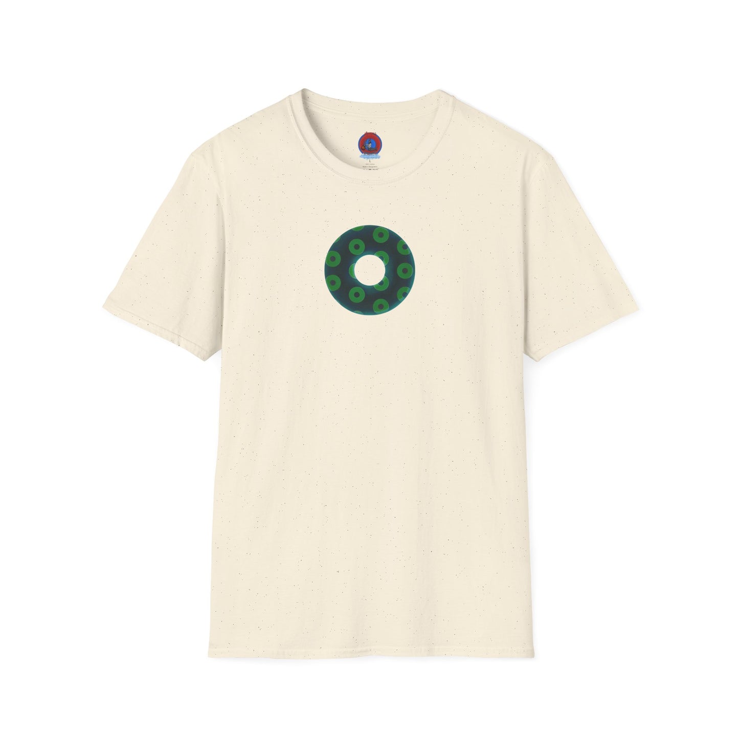 Plain Donuts/Unisex Soft-Style - "Plain Blimpy Paradoxical Donuts" - dark green/light green donuts