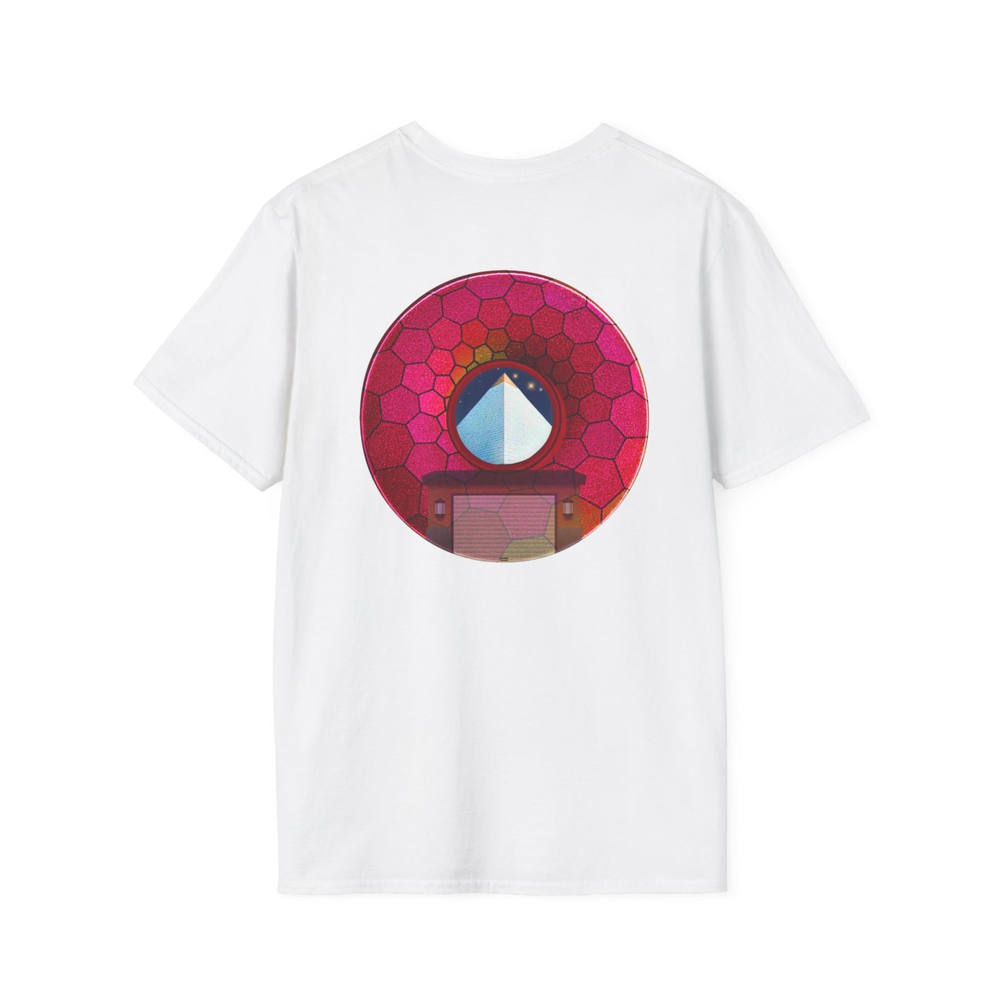 Classic Donut Tee - Unisex Soft-Style - "Limestone Donuts so Large" - variant 6 - green hexadonut