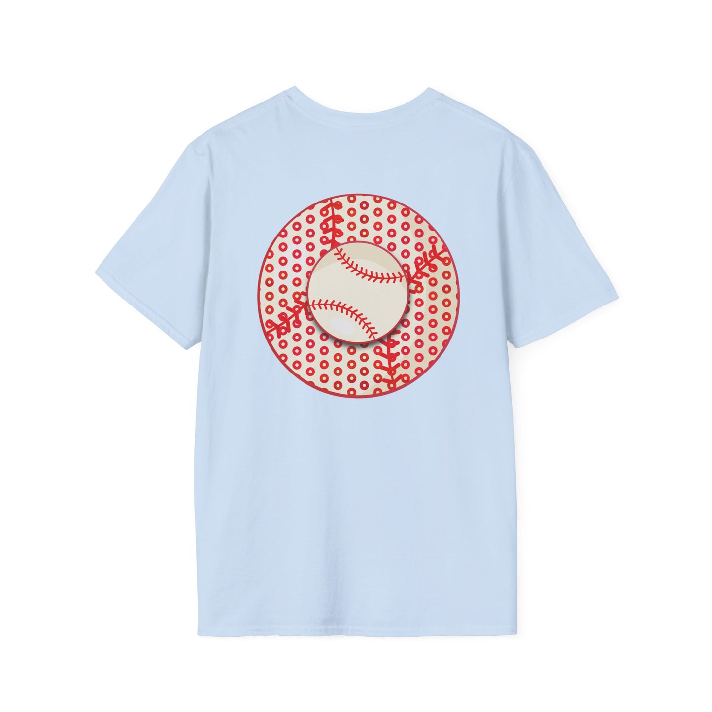 Classic Donut Tee - Unisex Soft-Style - "Phenway Ballpark Donuts" - baseball paradox donut - variant 3