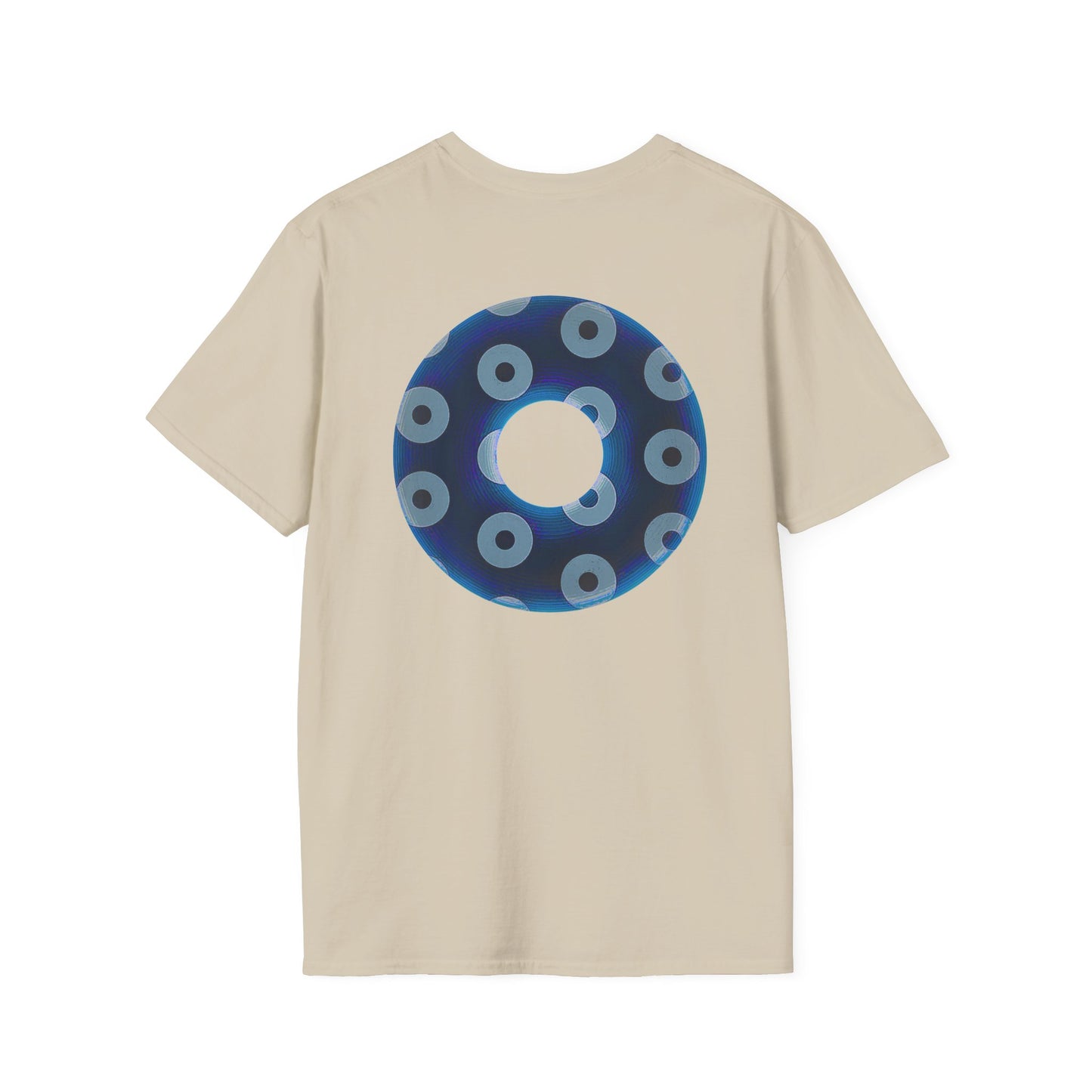 Plain Donuts/Unisex Soft-Style - "Plain Blimpy Paradoxical Donuts" - dark blue/gray donuts