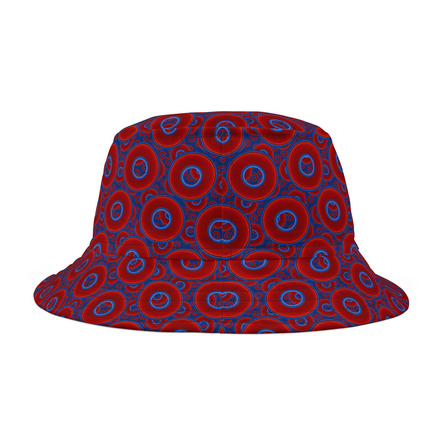 Phishermen's Cap - "Donut Universe" - red vivid donuts