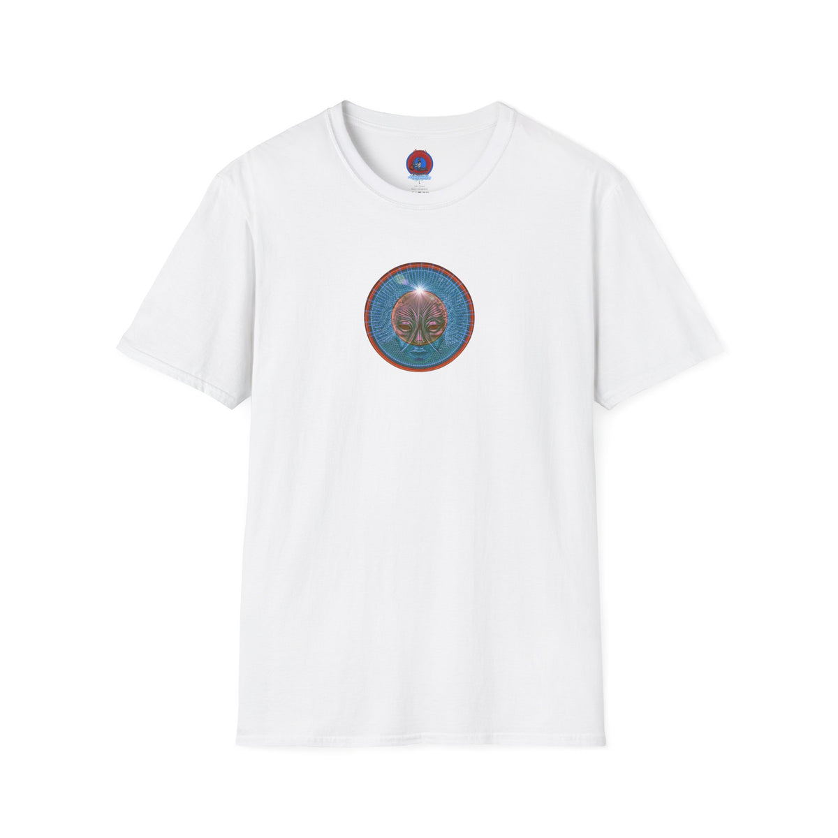 Classic Donut Tee - Unisex Soft-Style - "Donuts: Conjurers of Awesome" - series 1.0  - variant 1 - blue donut