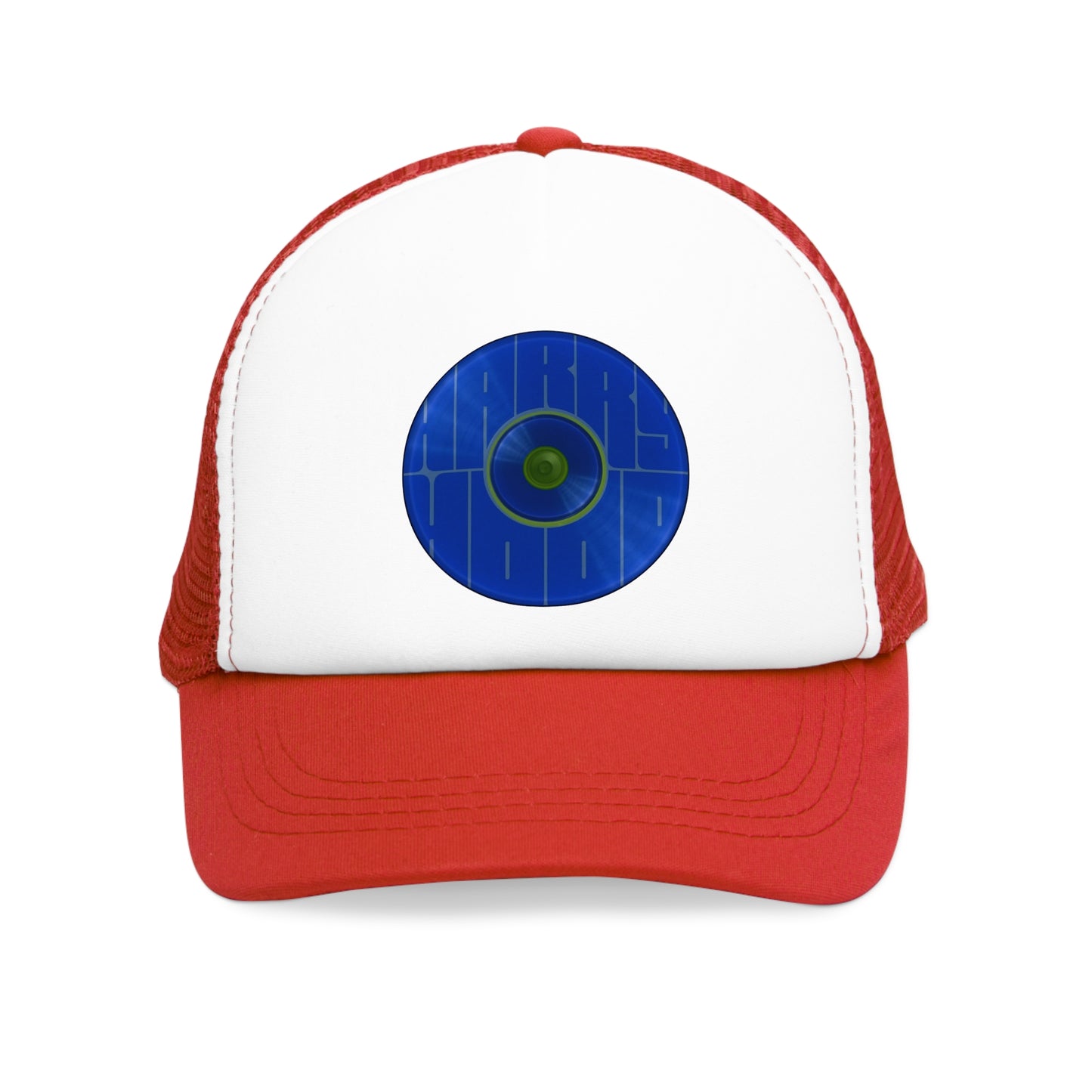 Lumpy Trucker Hat - "Where'd Harry Go? He Left This Hat" - variant 3 - blue donut