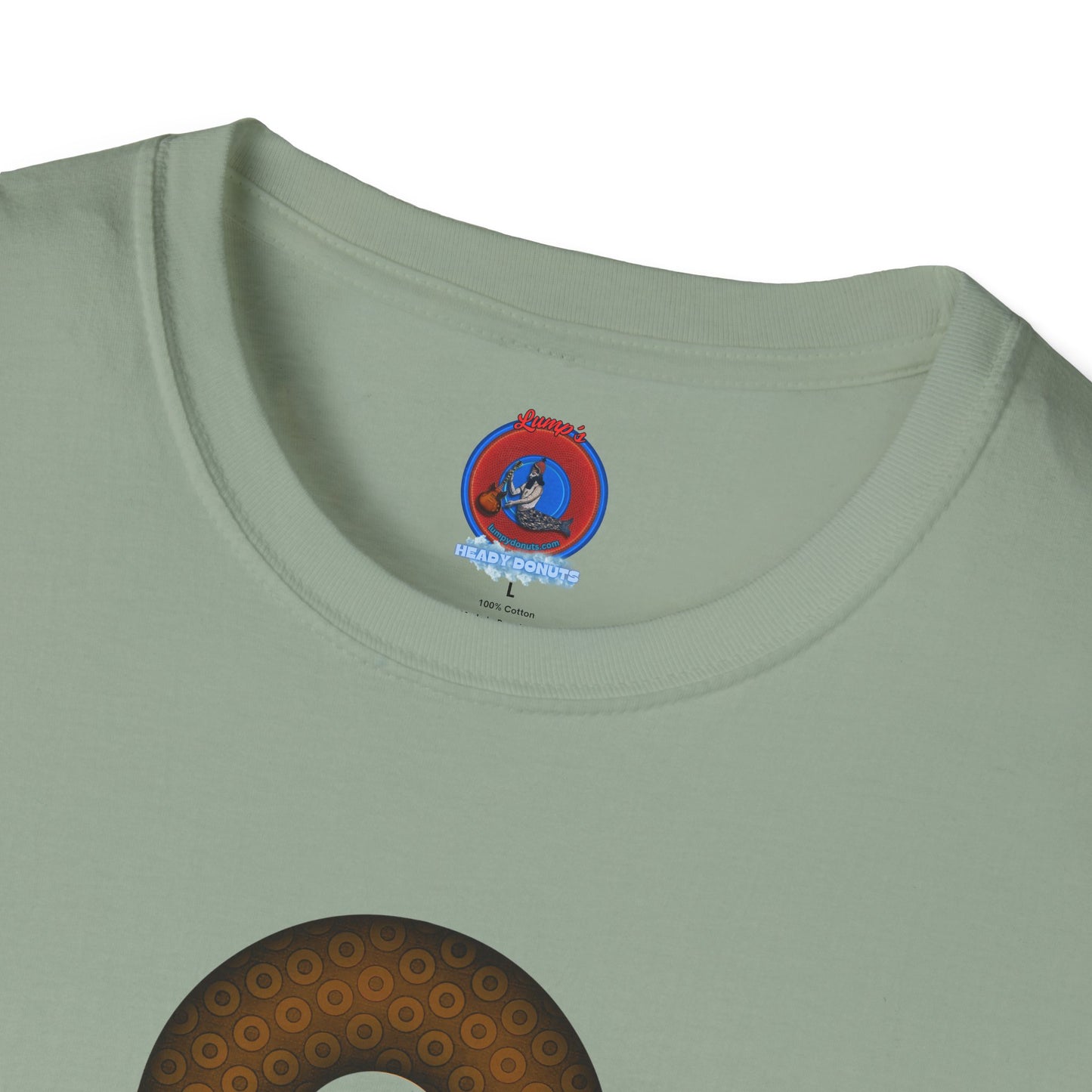 Plain Donuts/Unisex Soft-Style - "Plain Paradoxical Grided Donuts" - brown/dark brown donuts