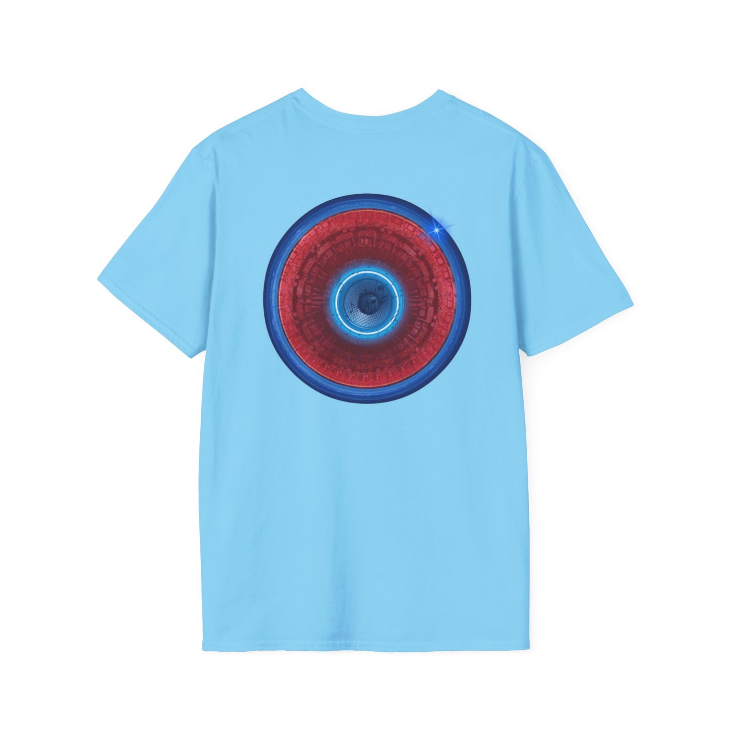 Classic Donut Tee - Unisex Soft-Style - "Homer's Perfect Donut" - series 1.0  - variant 2 - dark blue edging