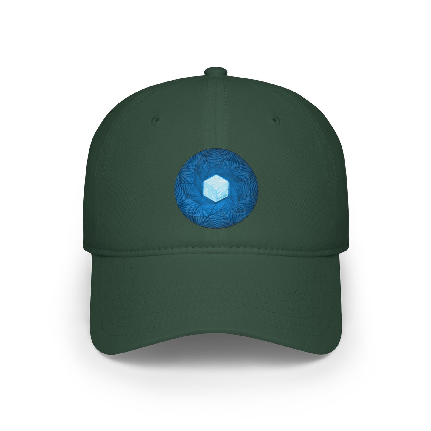 Lumpy Donut Baseball Cap - "It's Ice... Cube's Donut Cap" - variant 2 - blue cube donut w/