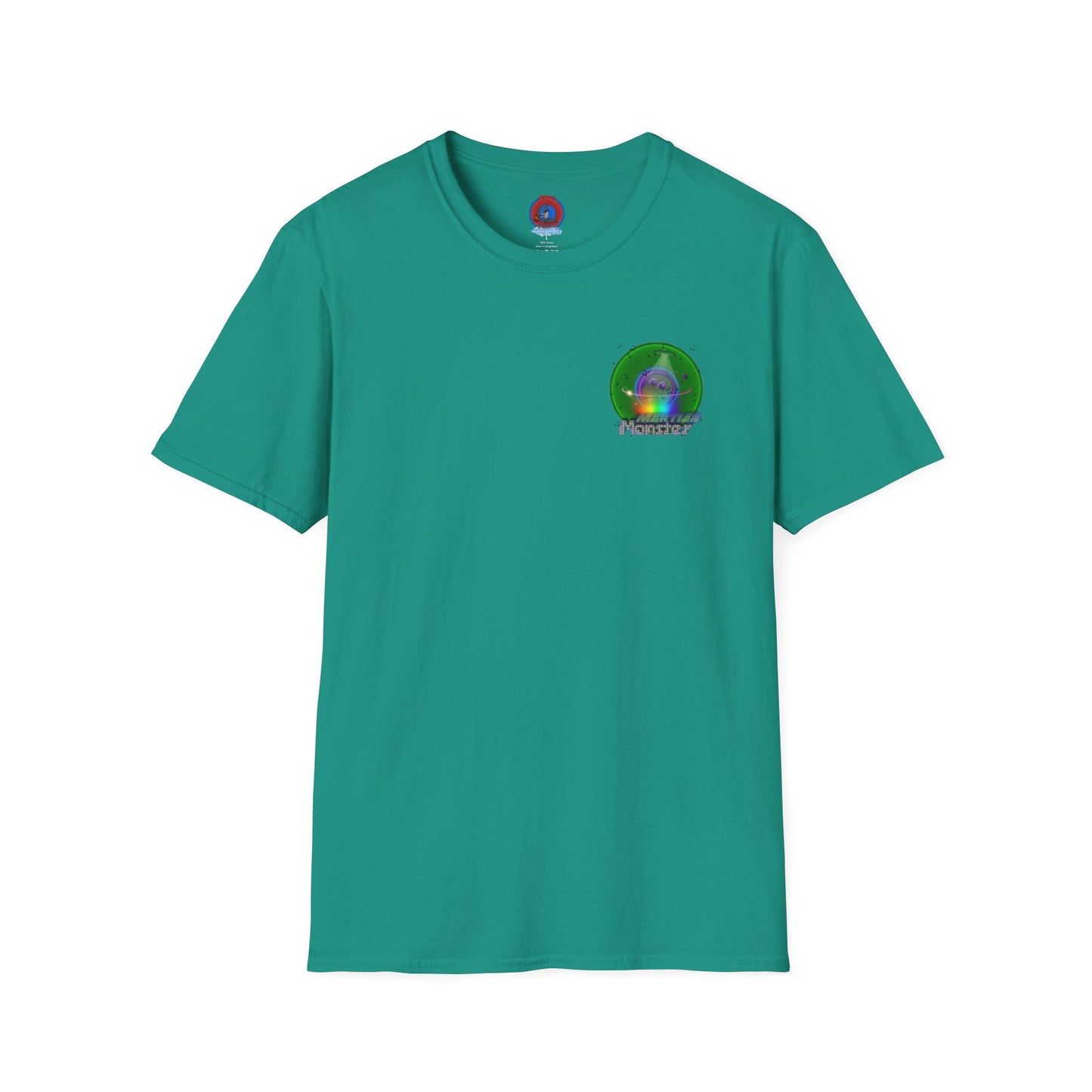 Classic Donut Tee - Unisex Soft-Style - "My Phavorite Martian" - green donut - series 1.0