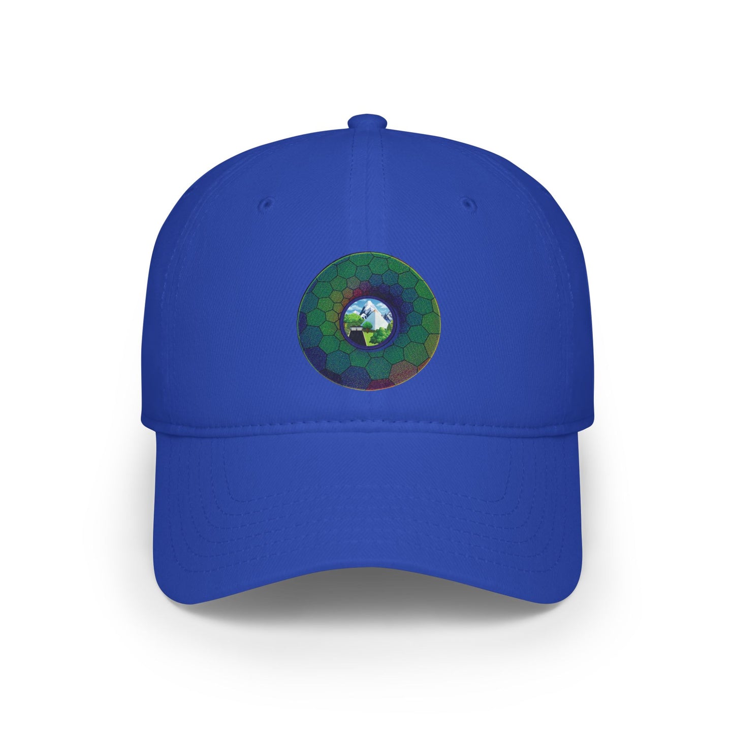 Lumpy Donut Baseball Cap - "Mansions of South Park" - variant 1 - green hexadonut w/