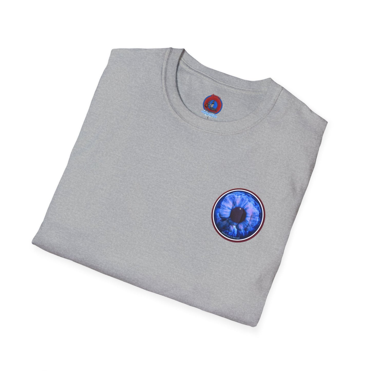 Classic Donut Tee - Unisex Soft-Style - "Wilson's Eyesore Donut Tee" - blue idonut - variant 2
