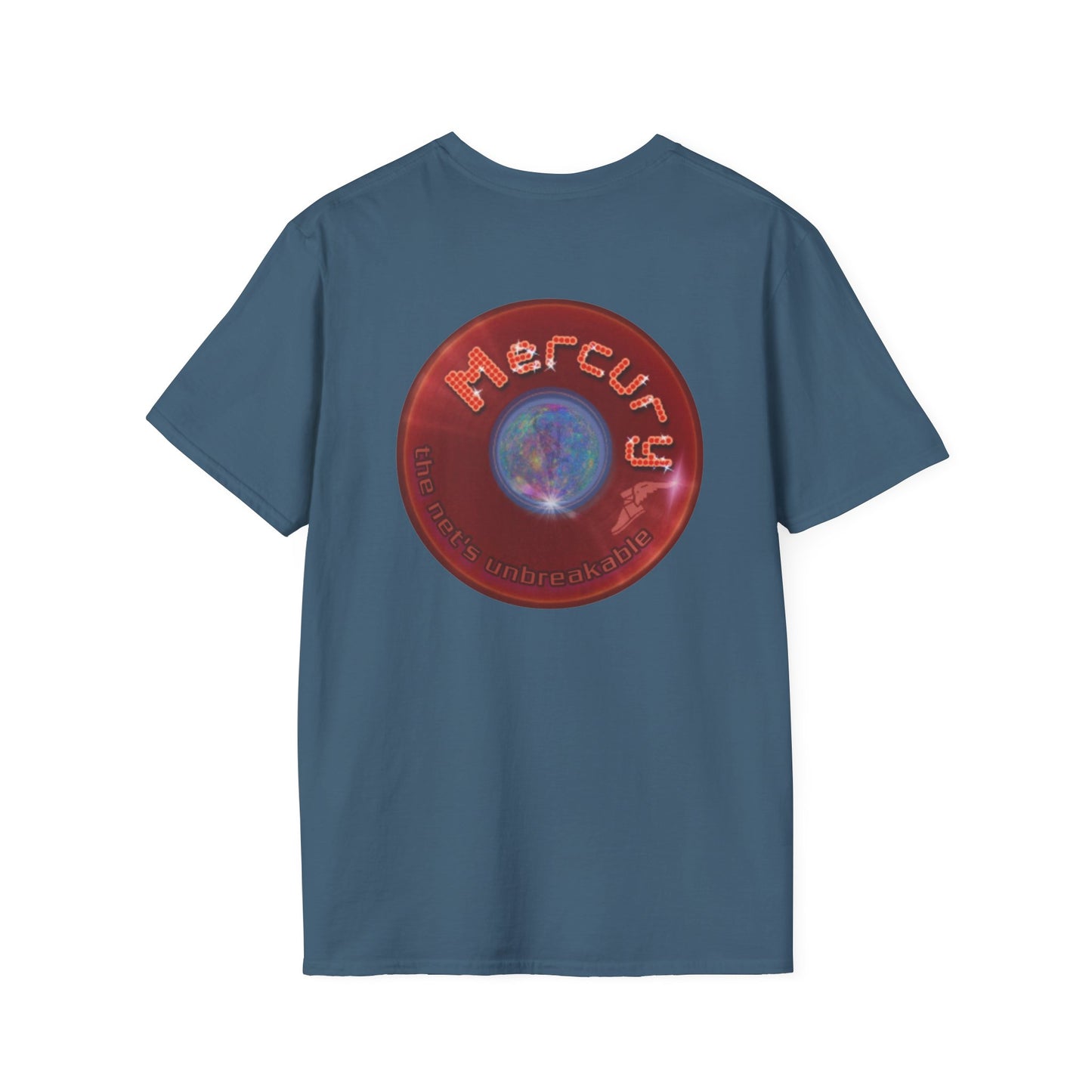 Classic Donut Tee - Unisex Soft-Style - "Donuts of the Gods" - series 1.0 - variant 2 - red donut