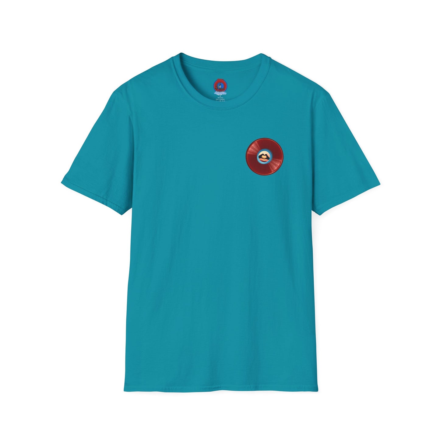 Classic Donut Tee - Unisex Soft-Style - "Wasted Donut" - series 1.0 - variant 1 - red donut