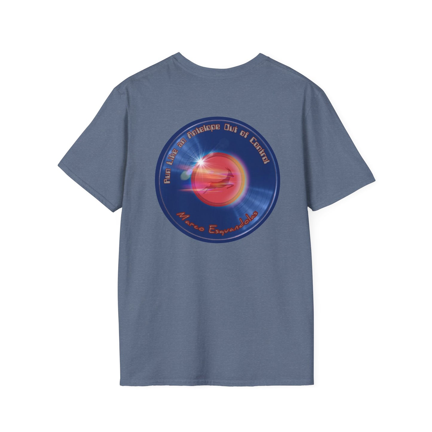 Classic Donut Tee - Unisex Soft-Style - "Marco's Preferred Donut" - series 1.0 - blue donut